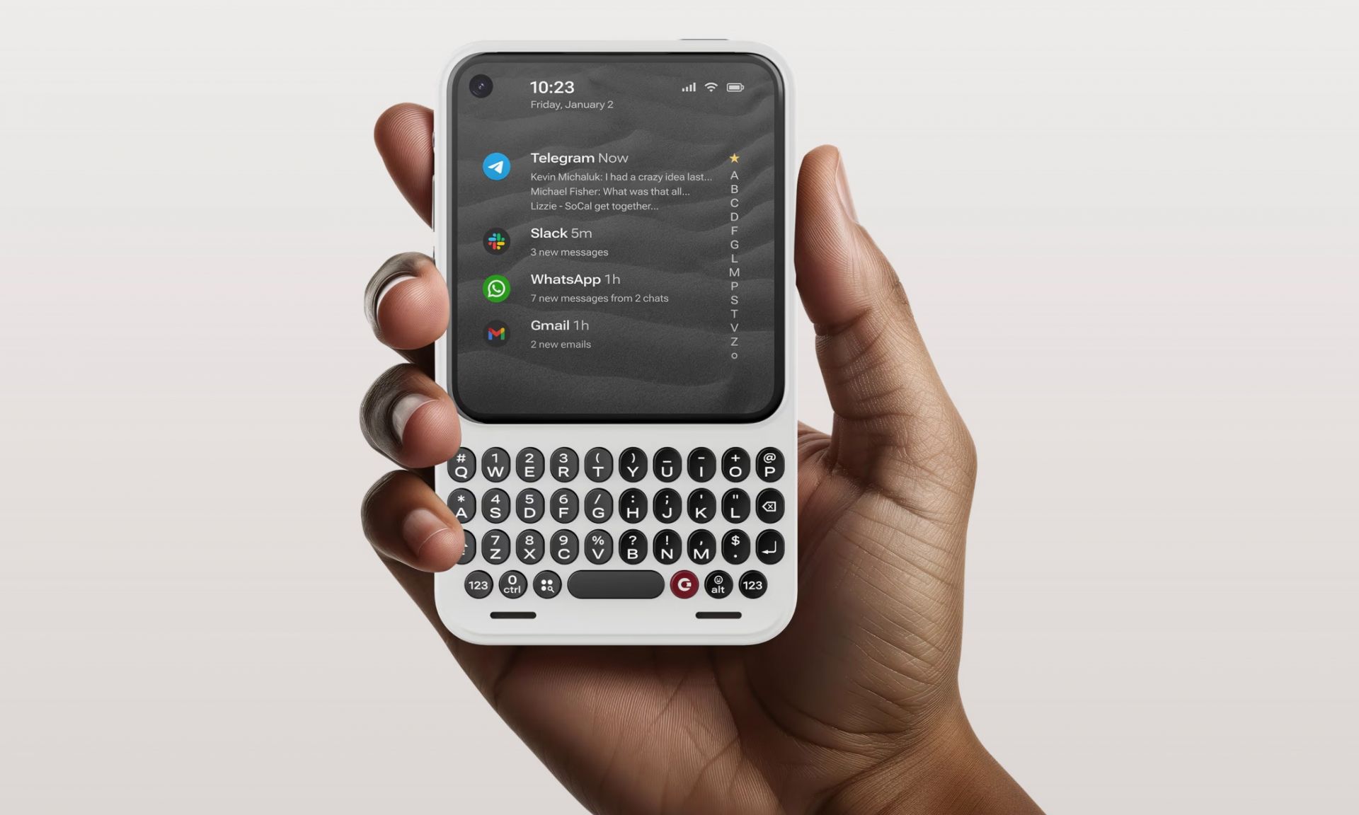 Ngo&agrave;i h&igrave;nh mẫu Communicator. 