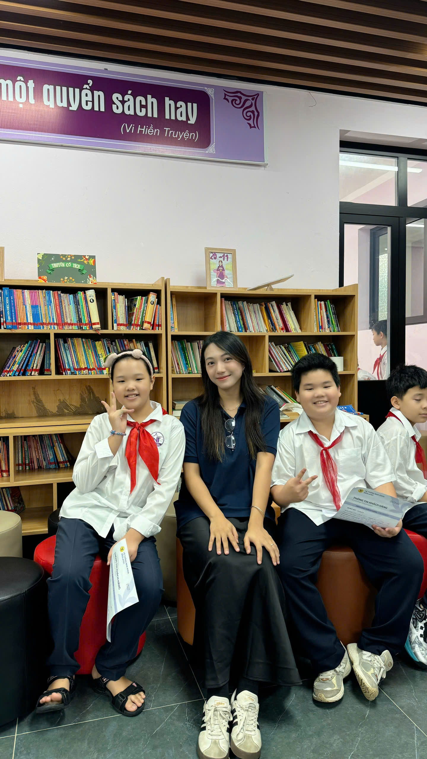 Chị Trương Quỳnh Giang - Ph&oacute; Chủ tịch Dự &aacute;n Smile Day.