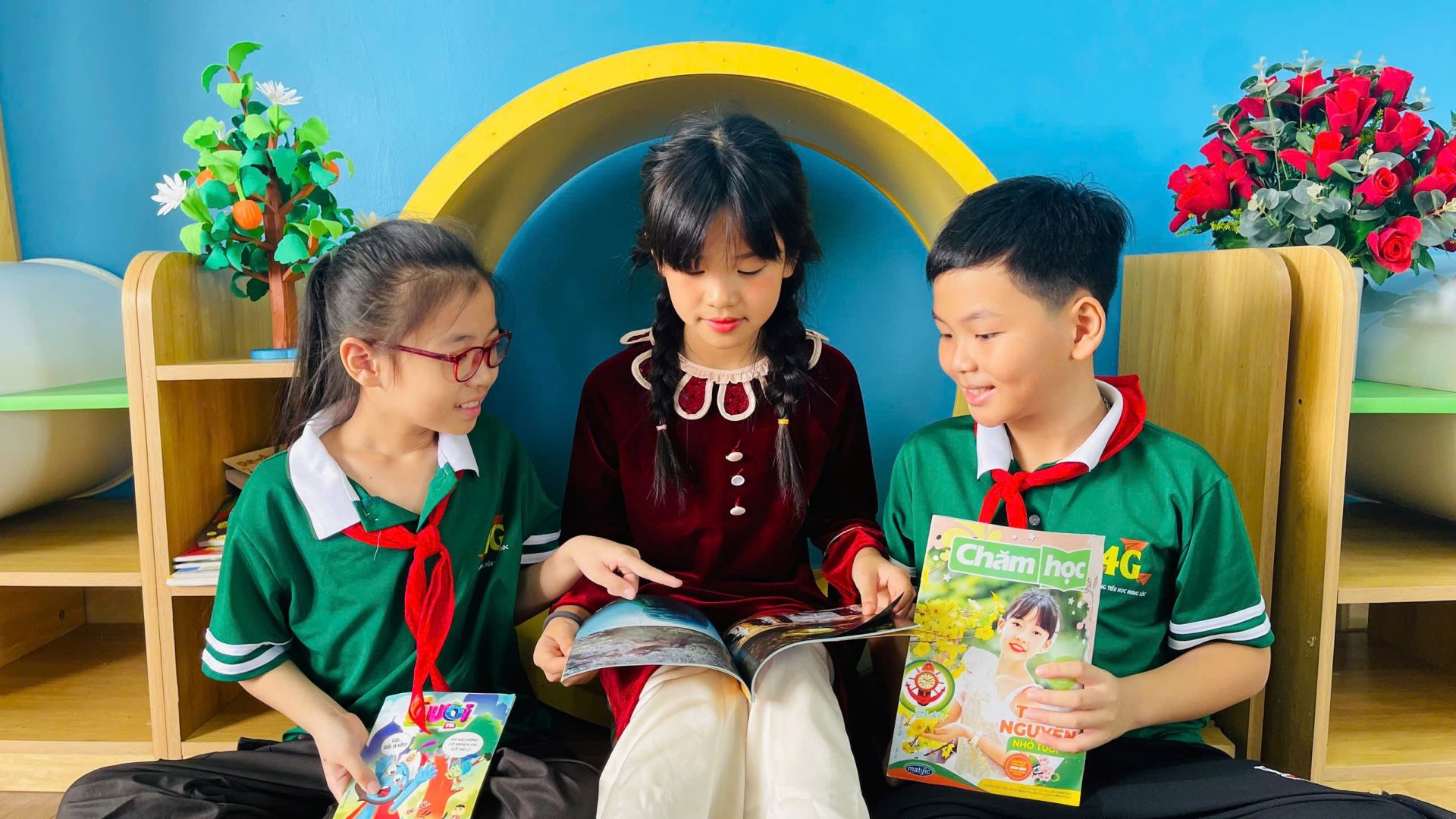 Ghi nhận học sinh tích cực trong phong trào “Đọc và làm theo Báo Đội”