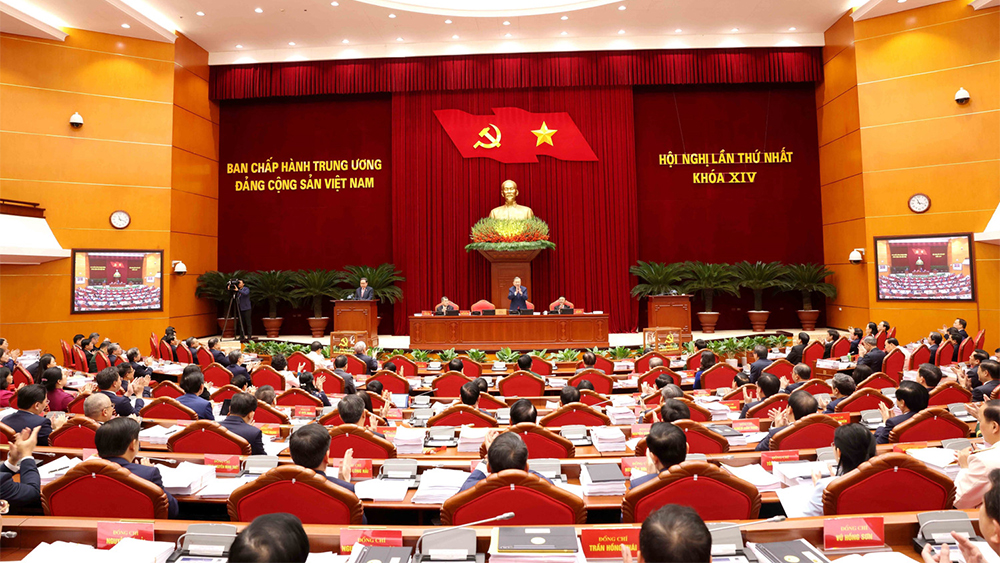 Hội nghị lần thứ nhất Ban Chấp h&agrave;nh Trung ương Đảng kh&oacute;a XIV.
