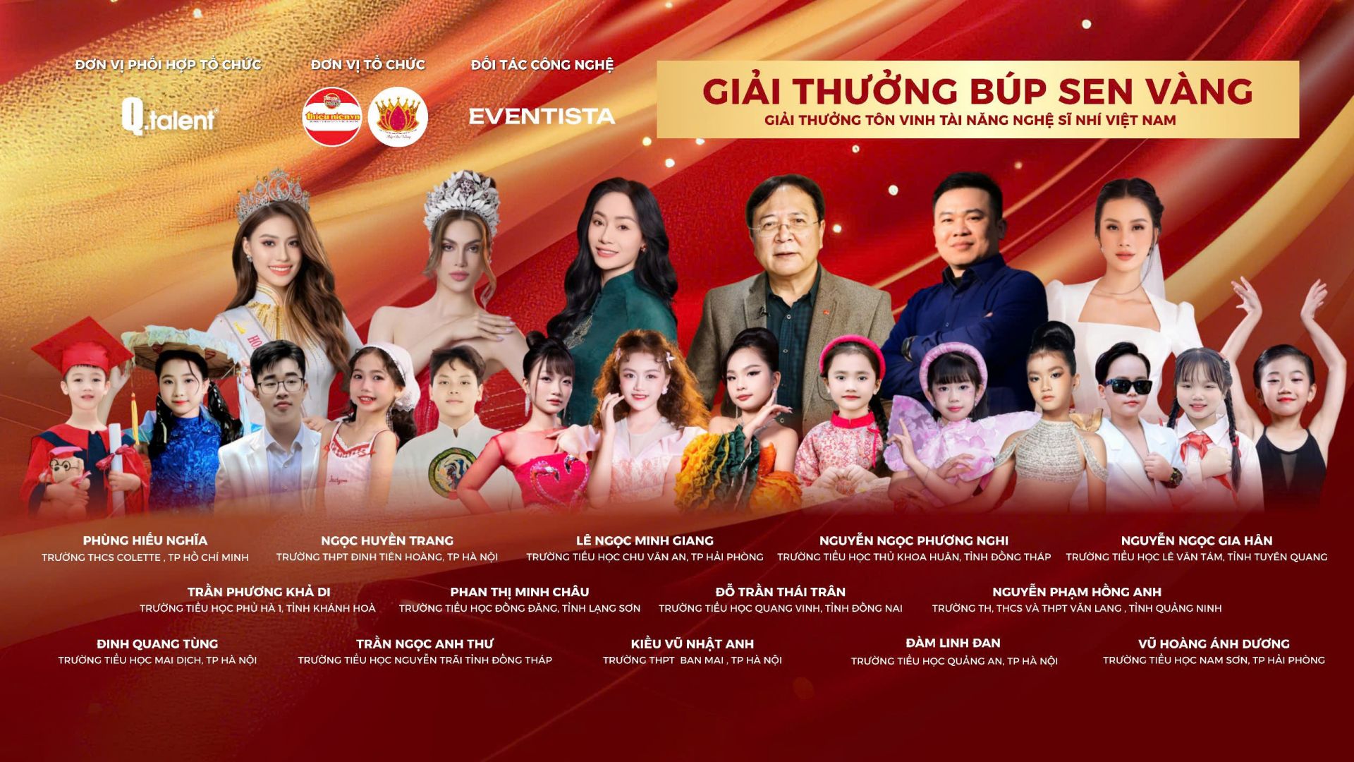 14 thí sinh nổi bật trong vòng bình chọn giải thưởng Búp Sen Vàng