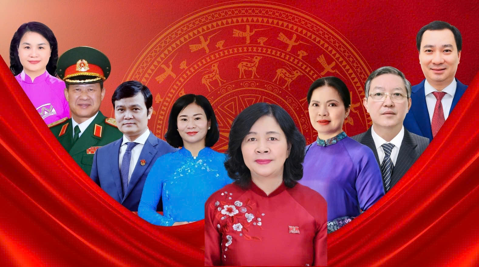 Ủy vi&ecirc;n Bộ Ch&iacute;nh trị, B&iacute; thư Trung ương Đảng, Chủ tịch Ủy ban Trung ương MTTQ Việt Nam B&ugrave;i Thị Minh Ho&agrave;i; Ủy vi&ecirc;n Trung ương Đảng, Ph&oacute; Chủ tịch &ndash; Tổng Thư k&yacute; H&agrave; Thị Nga c&ugrave;ng 4 Ph&oacute; chủ tịch v&agrave; c&aacute;c Ủy vi&ecirc;n Đo&agrave;n Chủ tịch Ủy ban Trung ương MTTQ Việt Nam được giới thiệu ứng cử đại biểu Quốc hội kh&oacute;a XVI theo từng đơn vị bầu cử trong cả nước 