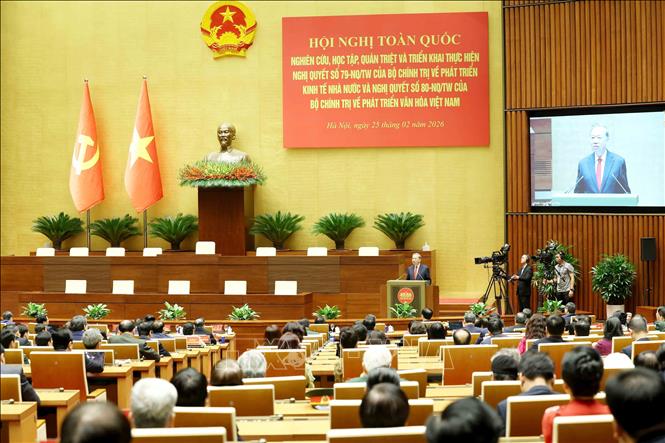 Hơn 2 triệu đại biểu dự Hội nghị quán triệt Nghị quyết 79 và 80