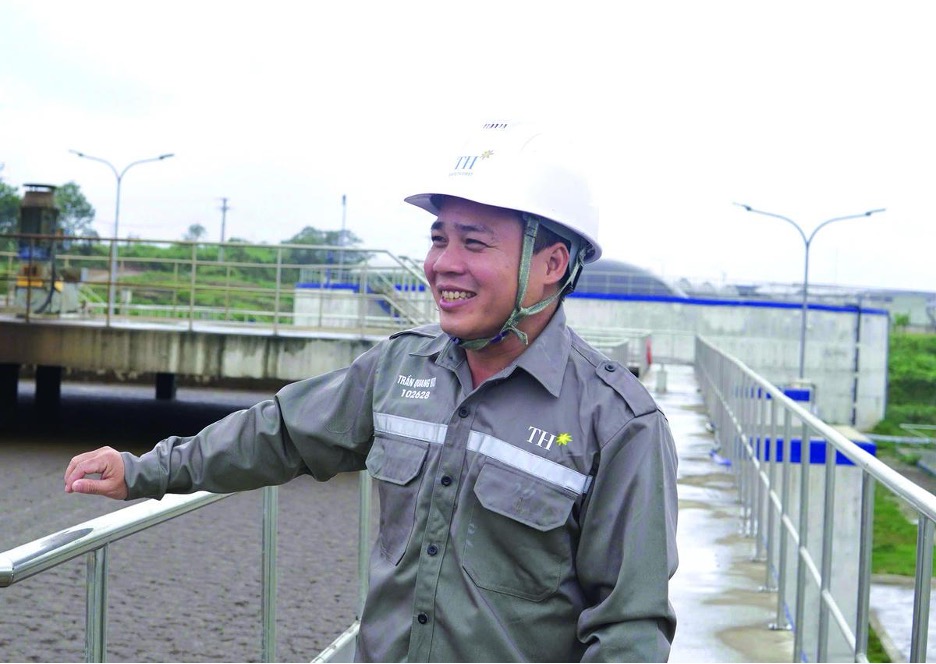 Trần Quang Huy, Gi&aacute;m s&aacute;t hệ thống xử l&yacute; nước thải - bộ phận bảo tr&igrave;.
