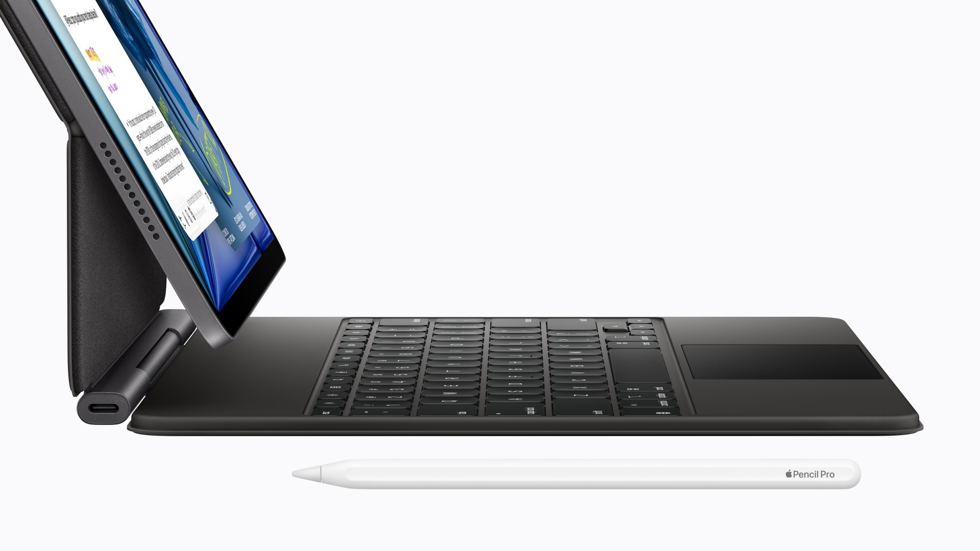 iPad Air M4 vẫn hỗ trợ Magic Keyboard v&agrave; Apple Pencil.