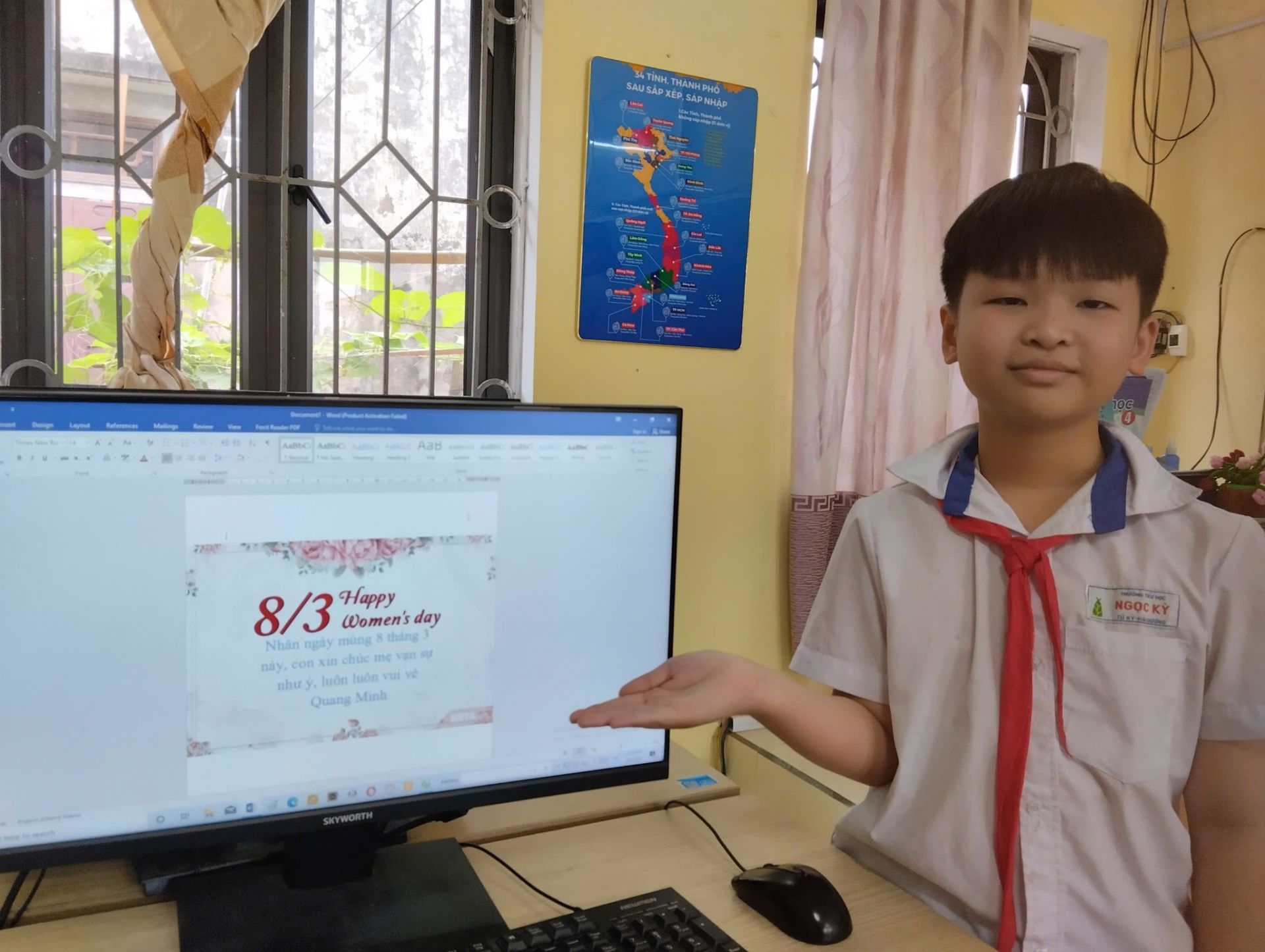 Chuyển đổi số với những lời ch&uacute;c được thực hiện tr&ecirc;n m&aacute;y t&iacute;nh.