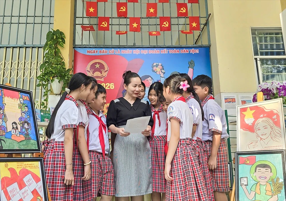 Trường Tiểu học Tr&agrave; An (phường An Thới Đ&ocirc;ng, TP. Cần Thơ) đ&atilde; thiết kế 