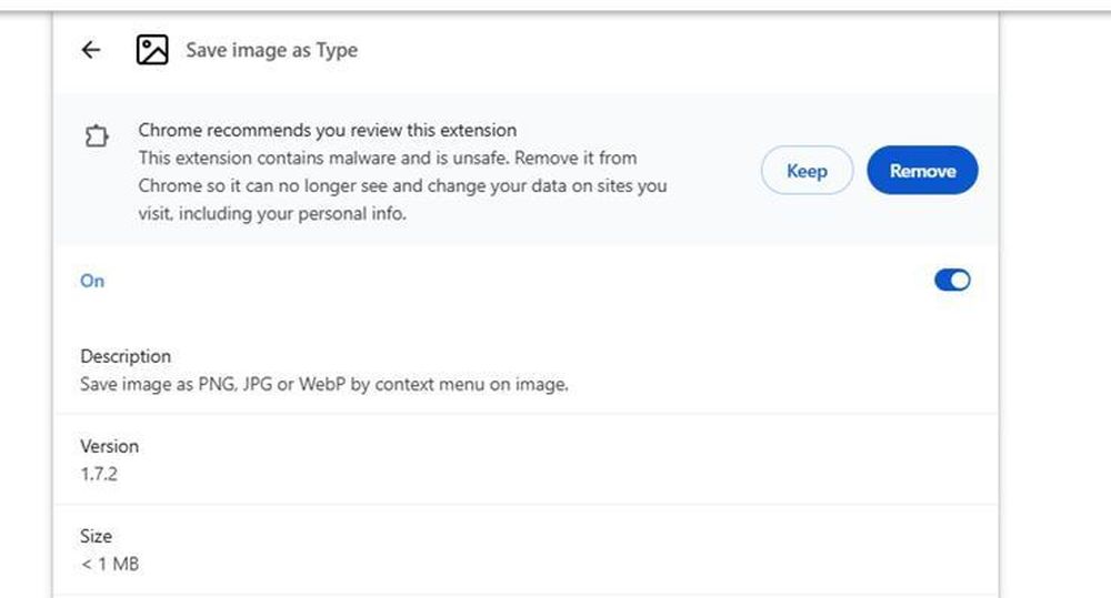 Tiện &iacute;ch Save Image as Type nổi tiếng bị Google x&oacute;a sổ.