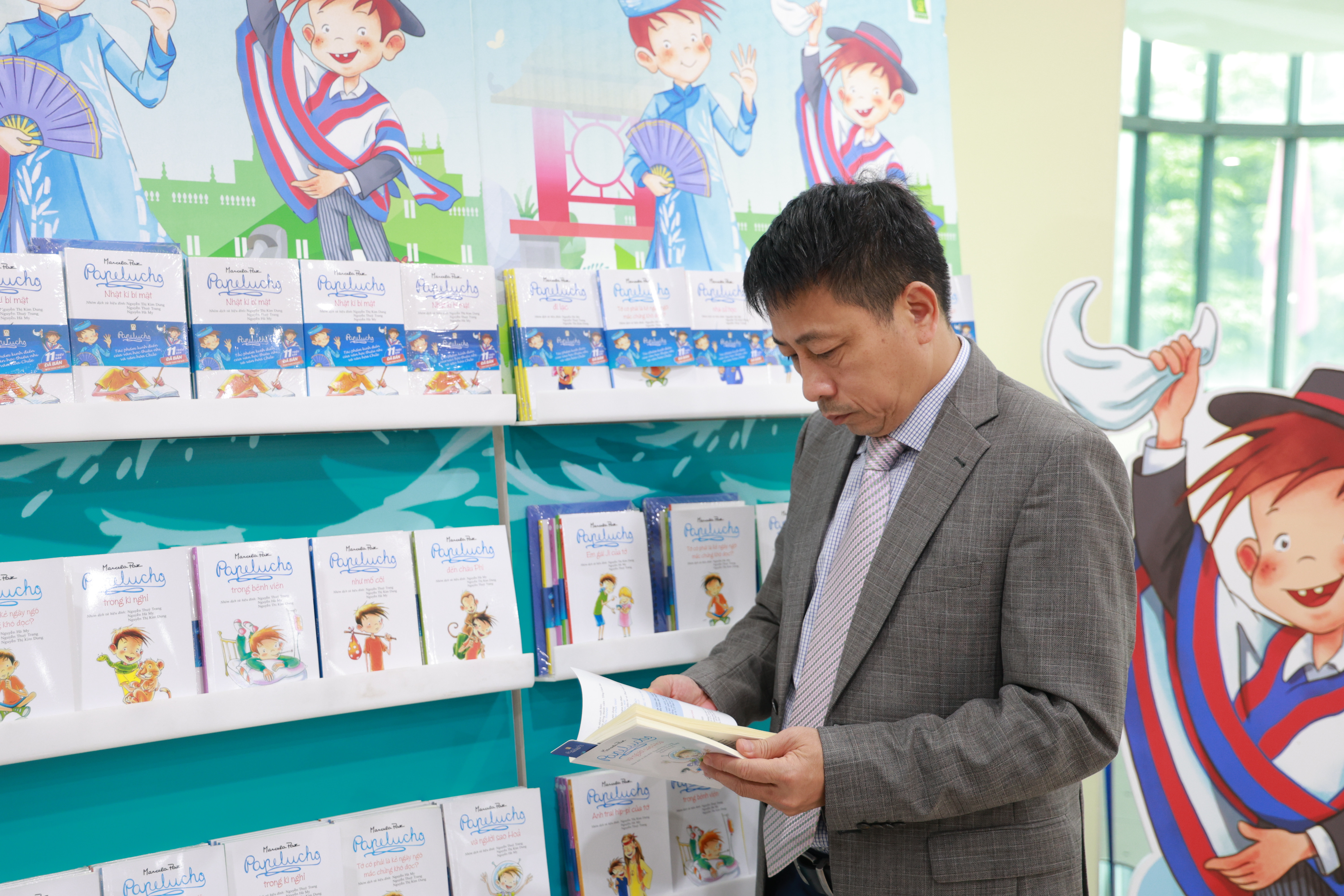 &Ocirc;ng Phạm Vĩnh Th&aacute;i, Tổng Bi&ecirc;n tập Nh&agrave; xuất bản Gi&aacute;o dục Việt Nam t&igrave;m hiểu bộ s&aacute;ch Papelucho.