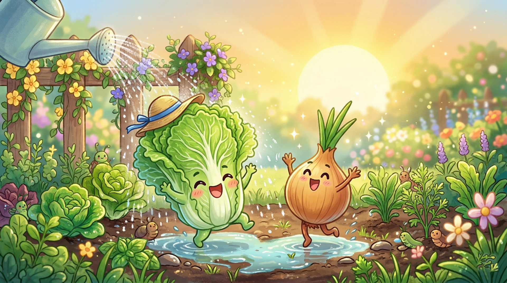 Những người bạn nhỏ trong khu vườn nhỏ