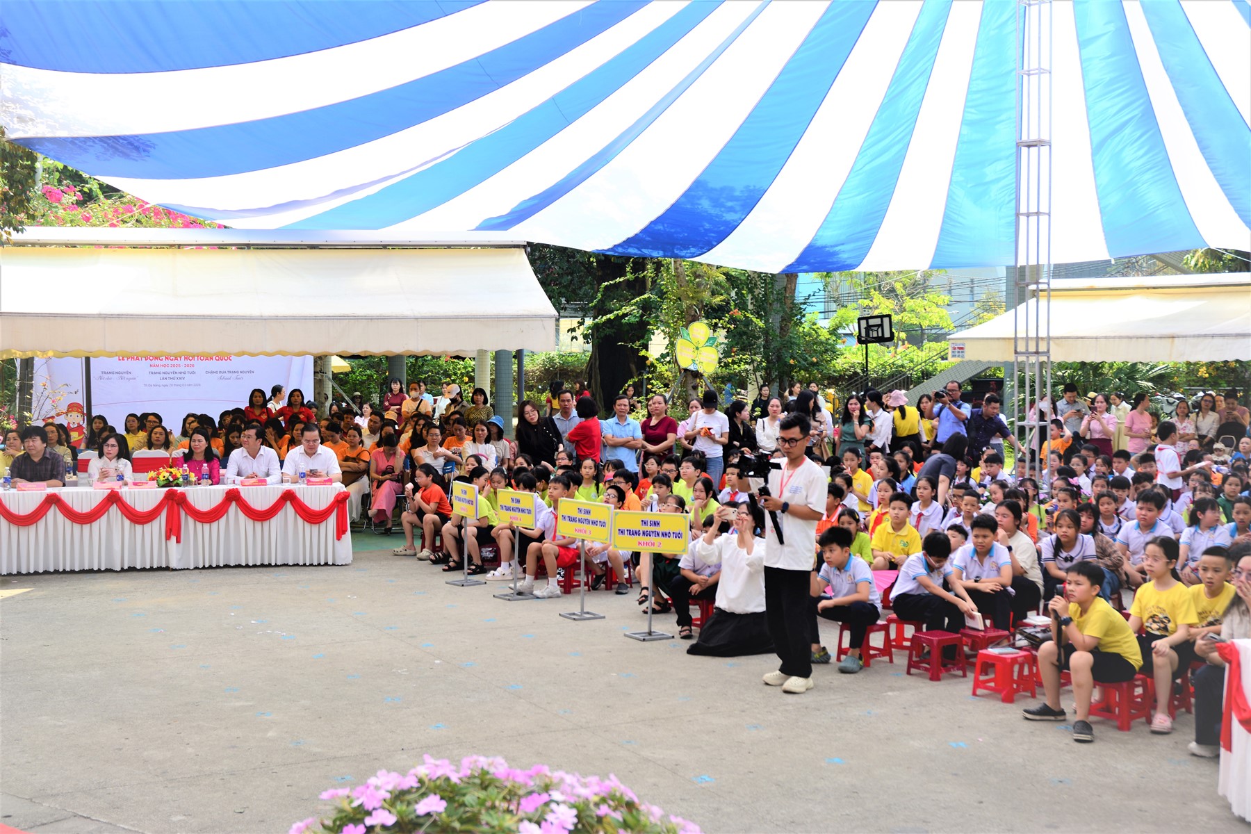 Ng&agrave;y hội thu h&uacute;t 100 học sinh khối 2, 3, 4, 5 đến từ 25 trường tiểu học tr&ecirc;n địa b&agrave;n TP Đ&agrave; Nẵng.