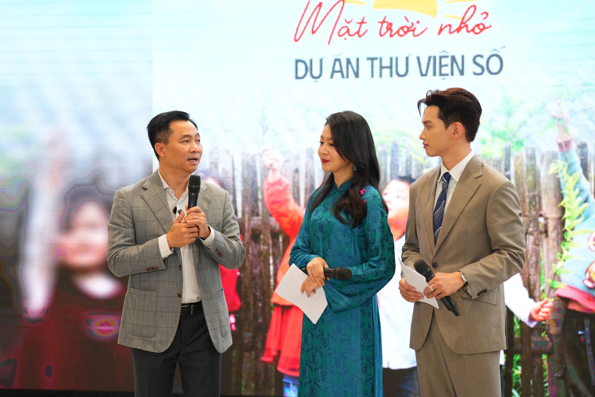 Ảnh 1: &Ocirc;ng Đỗ Thanh Hải - Ph&oacute; Tổng Gi&aacute;m đốc Đ&agrave;i THVN ph&aacute;t biểu tại sự kiện.