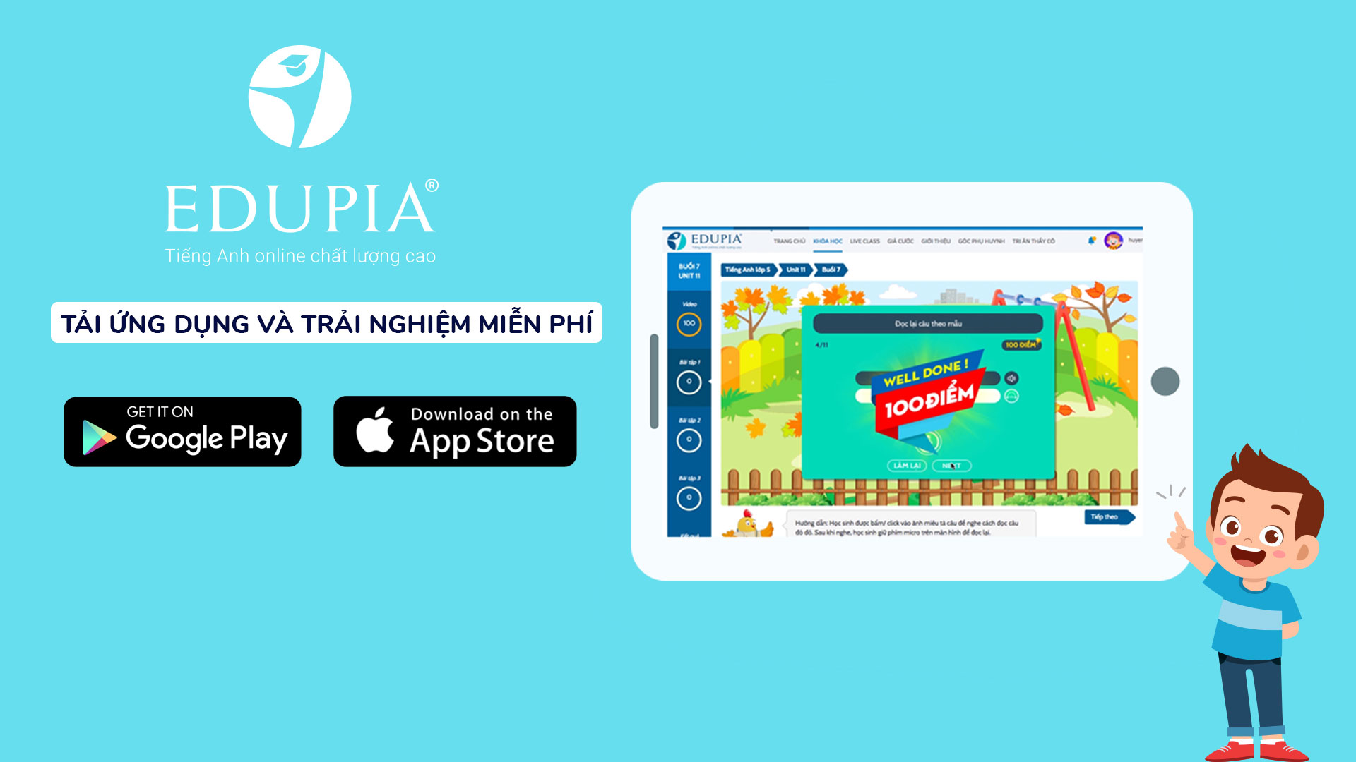 Edupia c&oacute; hơn 10 triệu học vi&ecirc;n v&agrave; nhận 90% phản hồi t&iacute;ch cực.