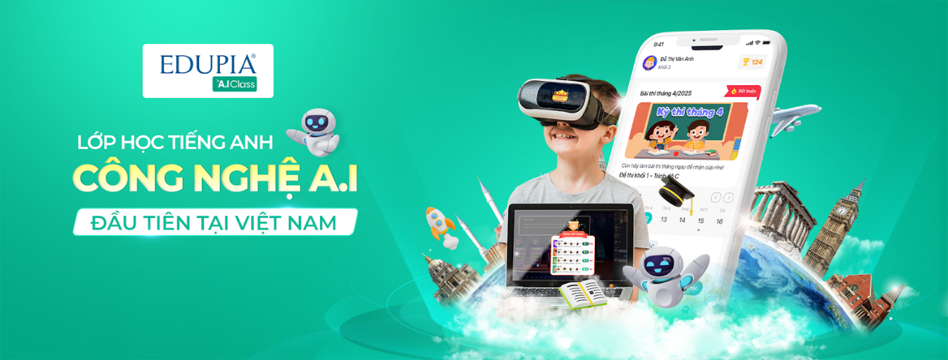 Edupia AI Class hứa hẹn trở th&agrave;nh giải ph&aacute;p tối ưu, hỗ trợ học sinh ph&aacute;t triển to&agrave;n diện c&aacute;c kỹ năng ng&ocirc;n ngữ v&agrave; tư duy.