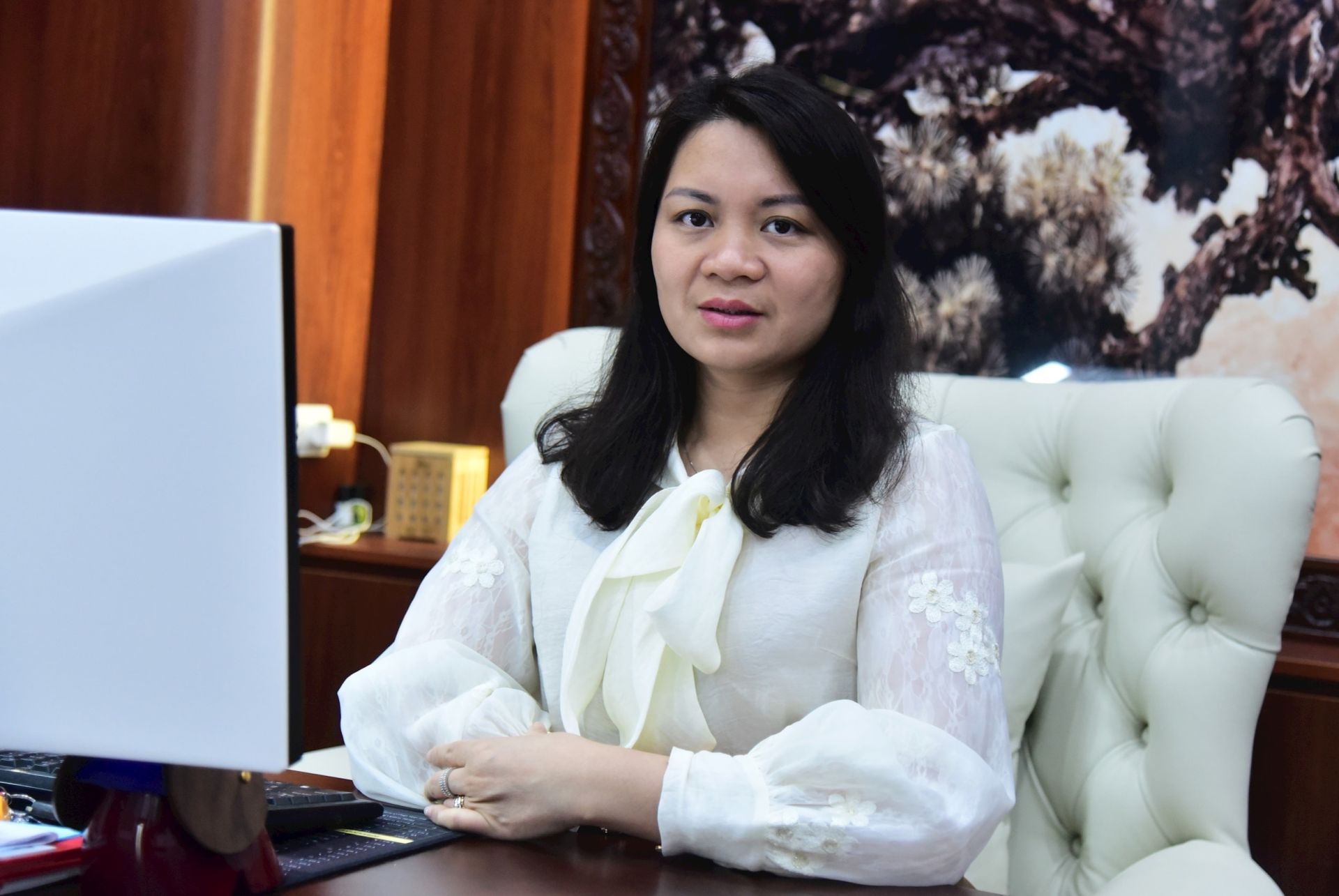 Ph&oacute; Chủ tịch UBND phường Việt Hưng Nguyễn Thanh Thủy cho biết m&ocirc; h&igrave;nh &ldquo;trường học an to&agrave;n&rdquo; đang được triển khai tr&ecirc;n diện rộng.