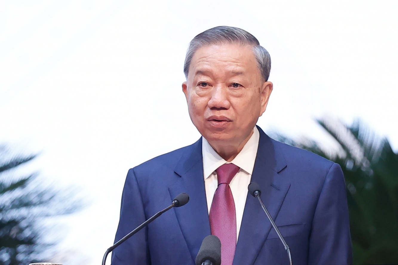 Tổng B&iacute; thư, Chủ tịch nước T&ocirc; L&acirc;m: C&agrave;ng trong bước chuyển lớn của lịch sử, ch&uacute;ng ta c&agrave;ng phải giữ vững tư tưởng Hồ Ch&iacute; Minh.
