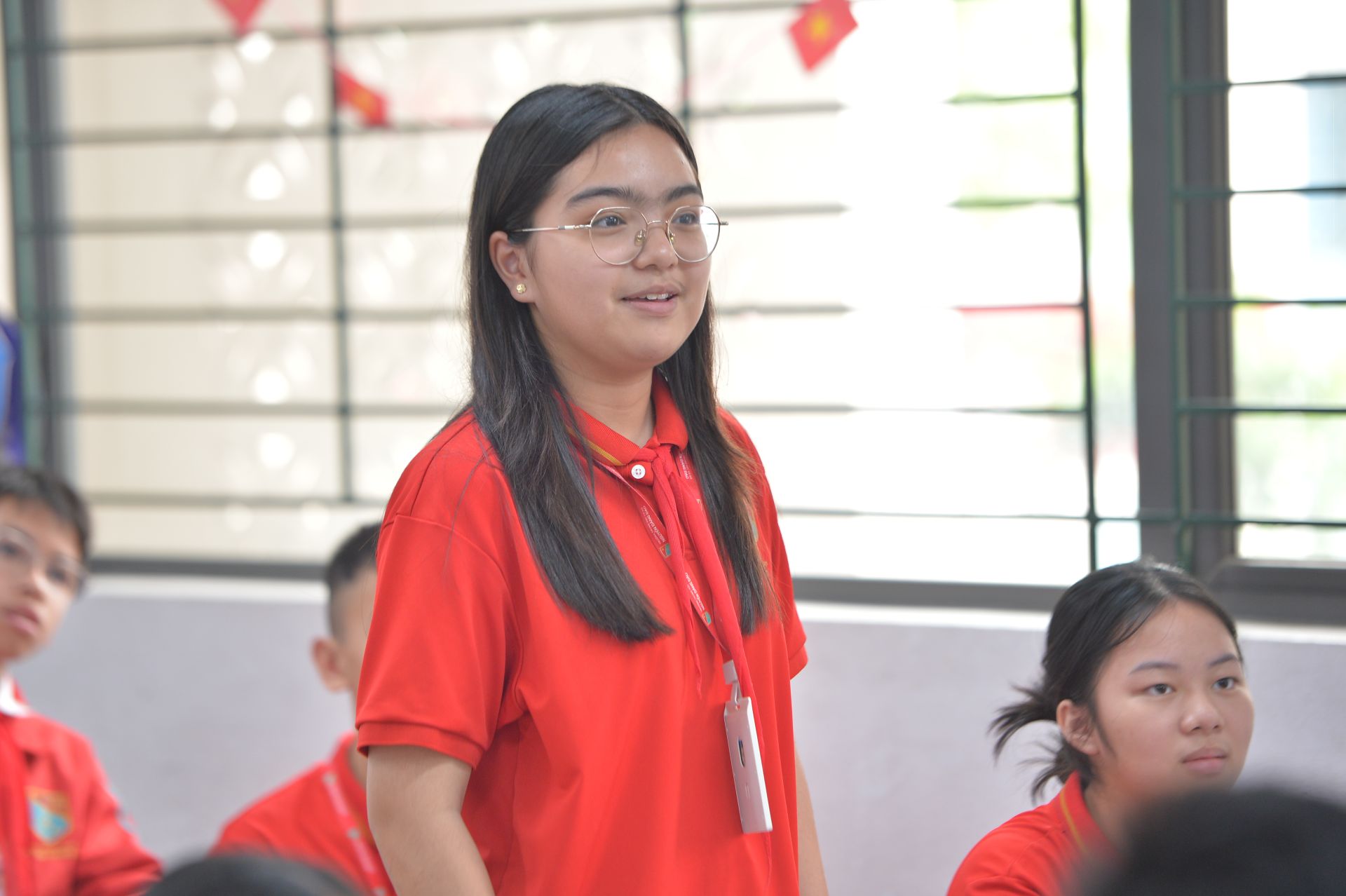 Bạn Nguyễn Ho&agrave;ng Gia Linh cũng mang về niềm vui với giải Khuyến kh&iacute;ch Cuộc thi Viết thư Quốc tế UPU lần thứ 55. 