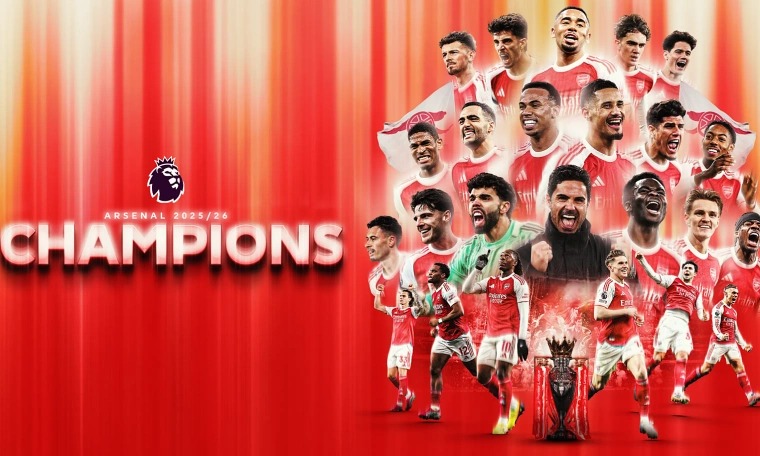 Arsenal vô địch Ngoại hạng Anh sau 22 năm chờ đợi