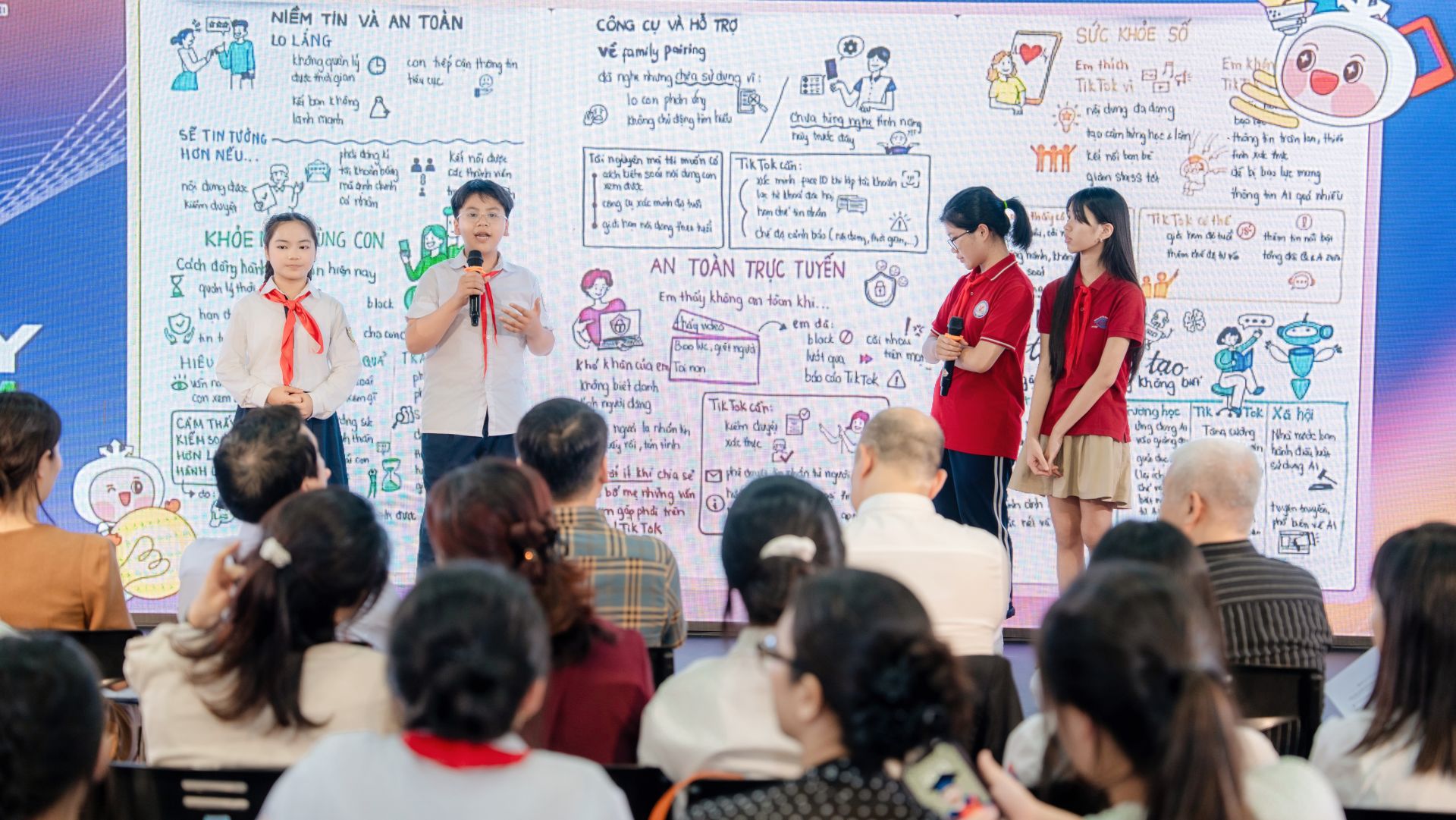 Thiếu niên cùng kiến tạo giải pháp an toàn số
