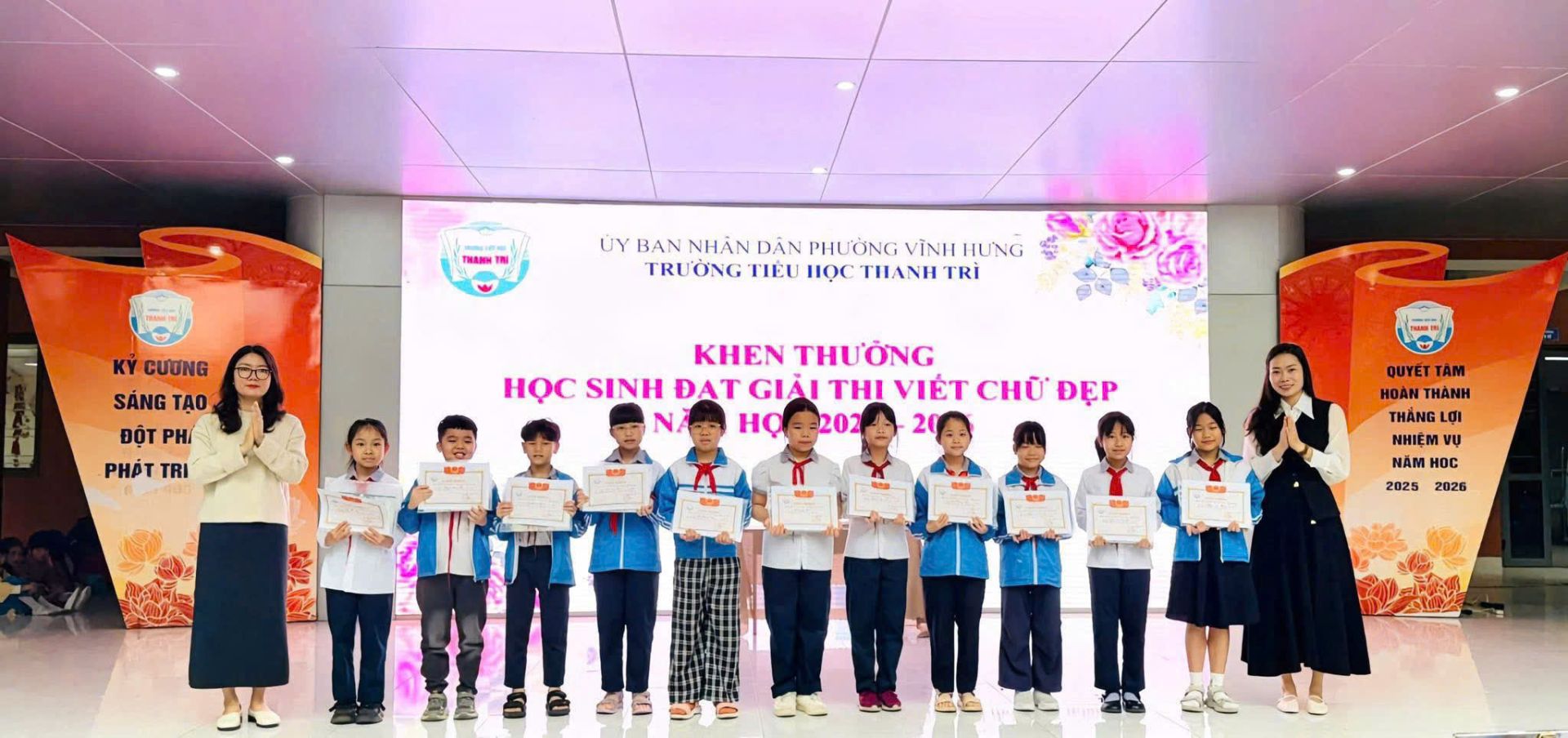 M&ocirc;̣t s&ocirc;́ hoạt đ&ocirc;̣ng n&ocirc;̉i b&acirc;̣t của Li&ecirc;n đ&ocirc;̣i trường Ti&ecirc;̉u học Thanh Trì.