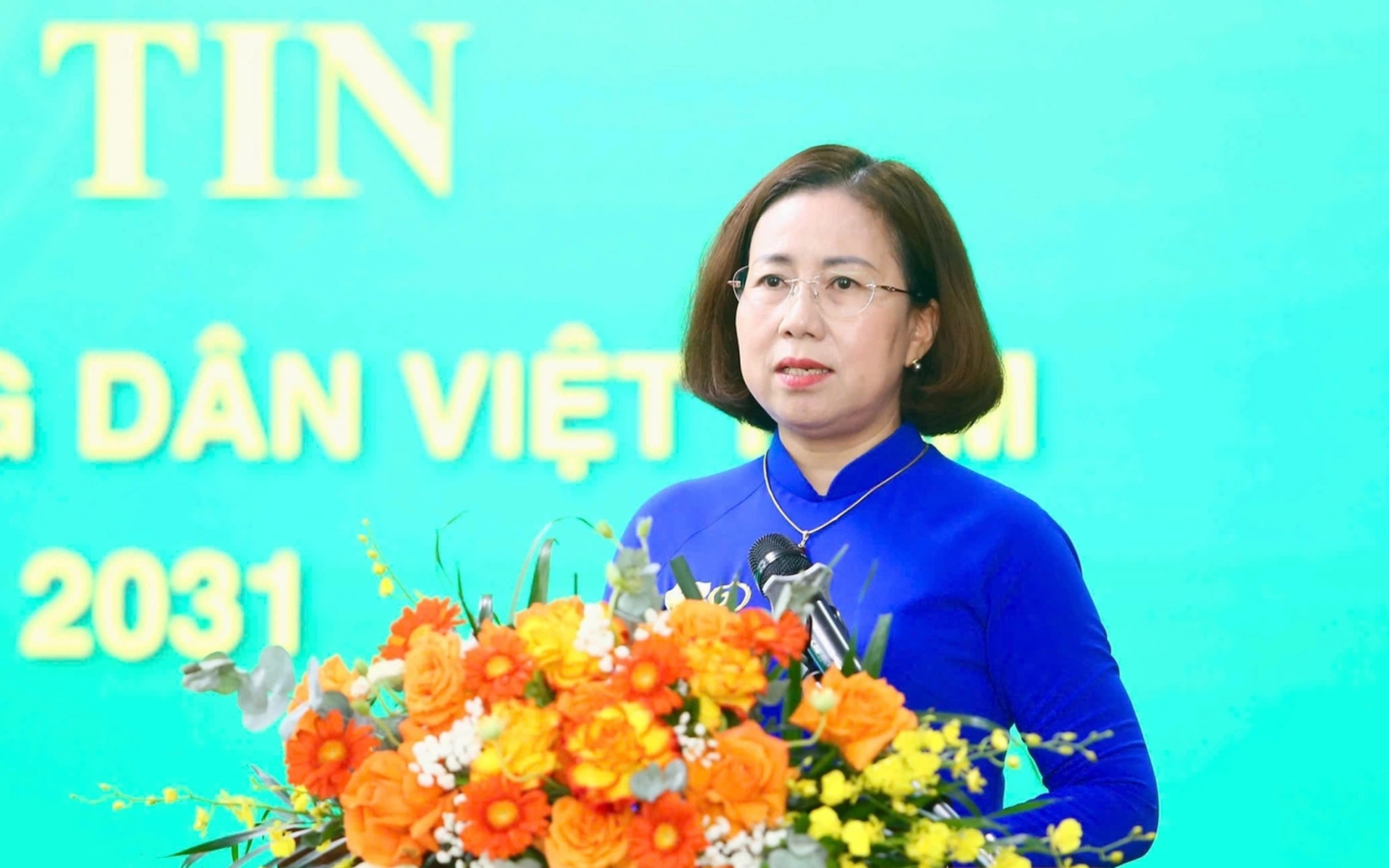 C&ocirc; B&agrave; B&ugrave;i Thị Thơm, Ph&oacute; Chủ tịch Ban Chấp h&agrave;nh Trung ương Hội N&ocirc;ng d&acirc;n Việt Nam, th&ocirc;ng tin về Đại hội
