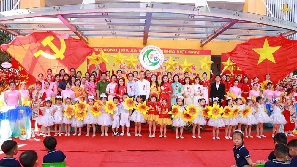 Ngày vui lớn của trường Mầm non Phú Minh