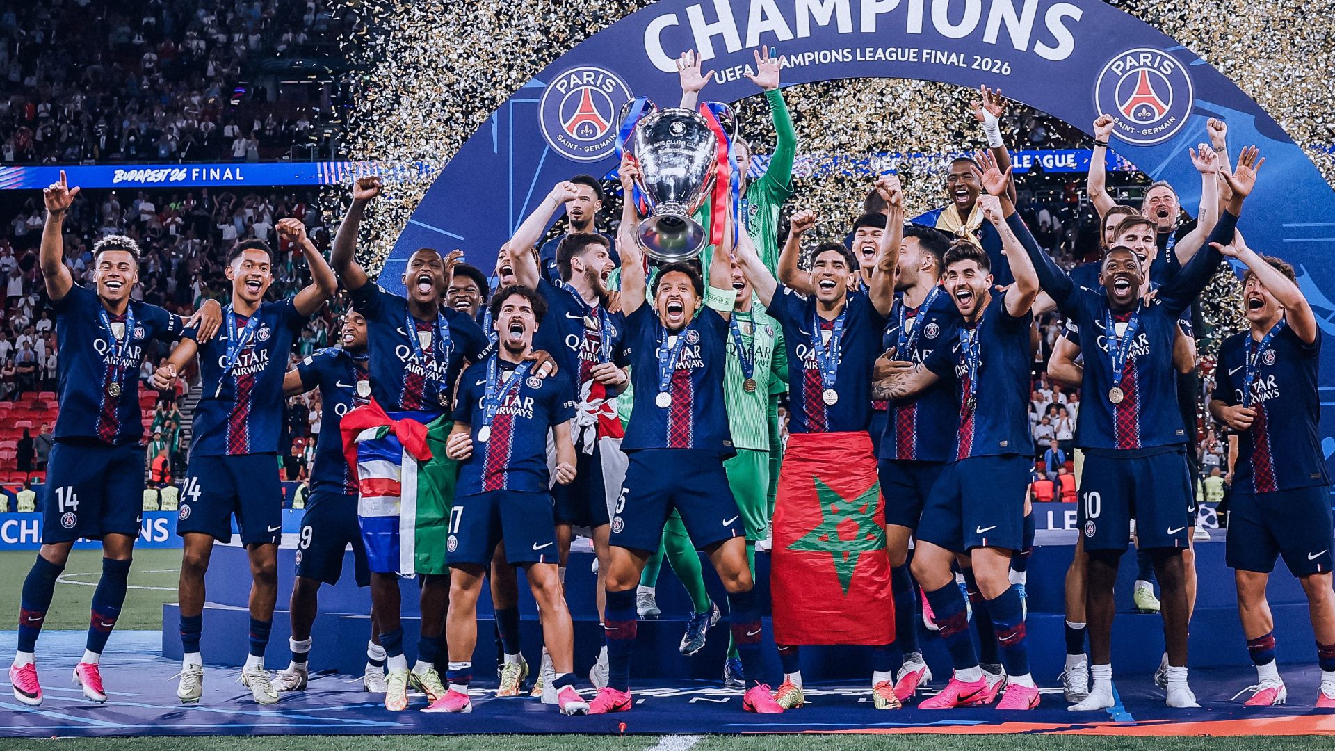 PSG lần thứ 2 liên tiếp vô địch Champion League