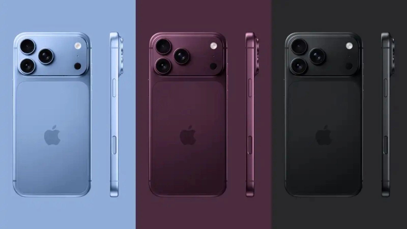 Ảnh dựng iPhone 18 Pro với c&aacute;c m&agrave;u sắc mới.