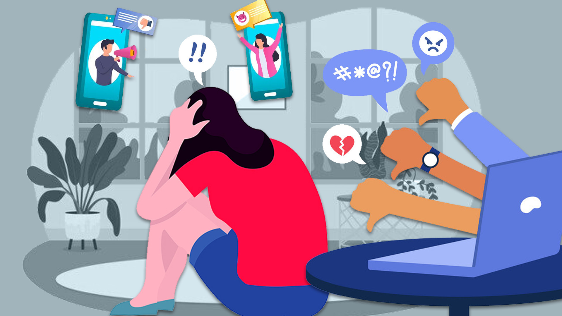 t&igrave;nh trạng &aacute;p lực, c&ocirc;ng k&iacute;ch v&agrave; bắt nạt tr&ecirc;n kh&ocirc;ng gian mạng c&oacute; thể g&acirc;y tổn thương t&acirc;m l&yacute; nghi&ecirc;m trọng đối với trẻ em v&agrave; thanh thiếu ni&ecirc;n.