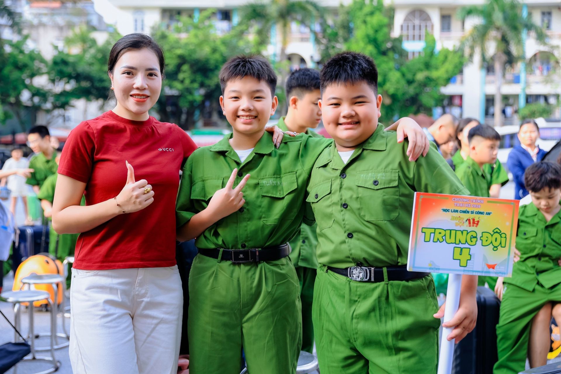 Học vi&ecirc;n &ldquo;Biệt đội 114&rdquo; h&agrave;o hứng trong ng&agrave;y nhập ngũ, sẵn s&agrave;ng bước v&agrave;o h&agrave;nh tr&igrave;nh trải nghiệm v&agrave; r&egrave;n luyện kỹ năng sống.
