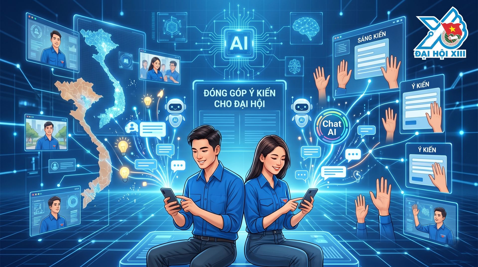 Hướng dẫn gửi thông điệp tới Đại hội Đoàn toàn quốc lần thứ XIII