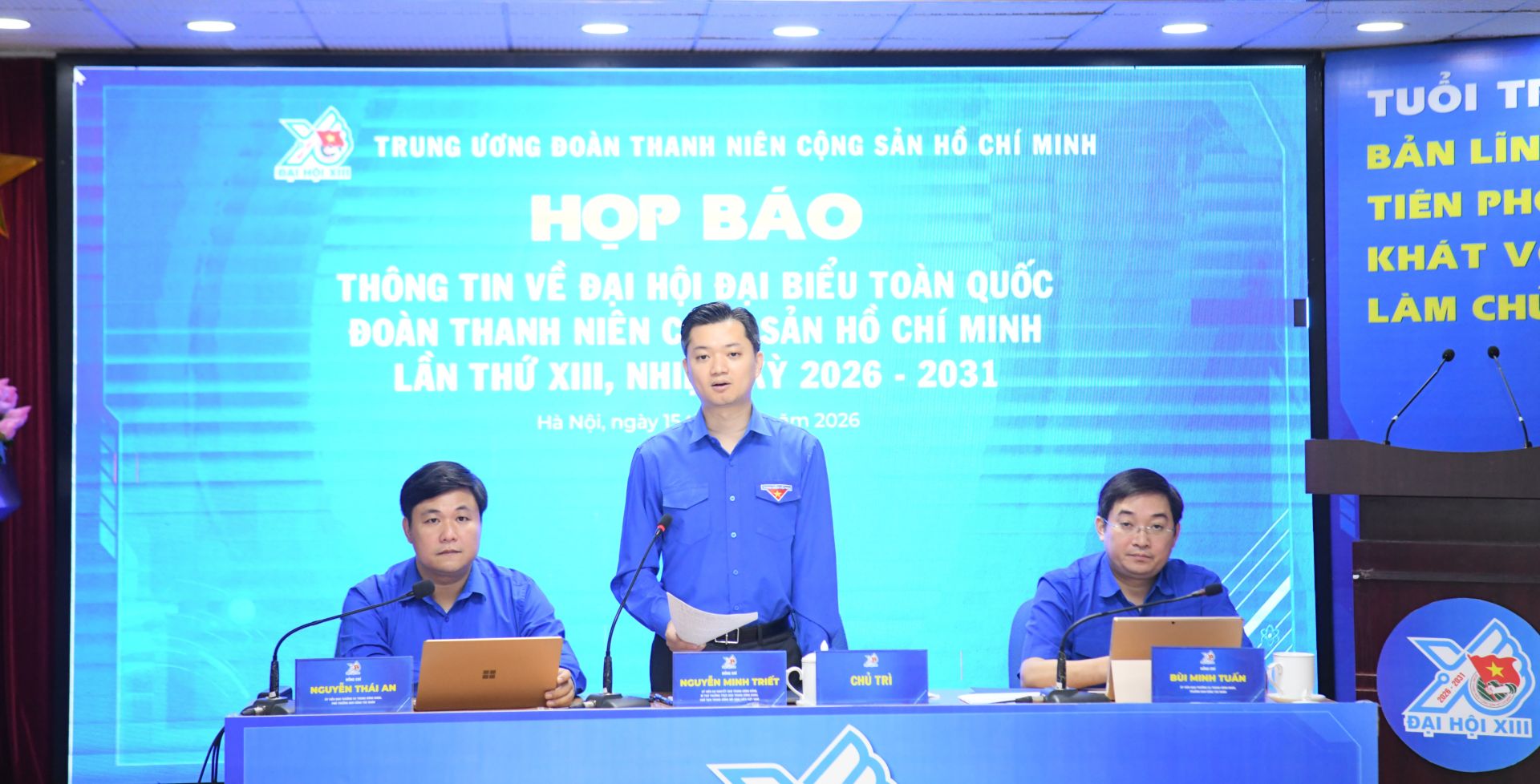 Ban Tổ chức giải đ&aacute;p những c&acirc;u hỏi xung quanh Đại hội đại biểu to&agrave;n quốc Đo&agrave;n TNCS Hồ Ch&iacute; Minh lần thứ XIII, nhiệm kỳ 2026-2031.