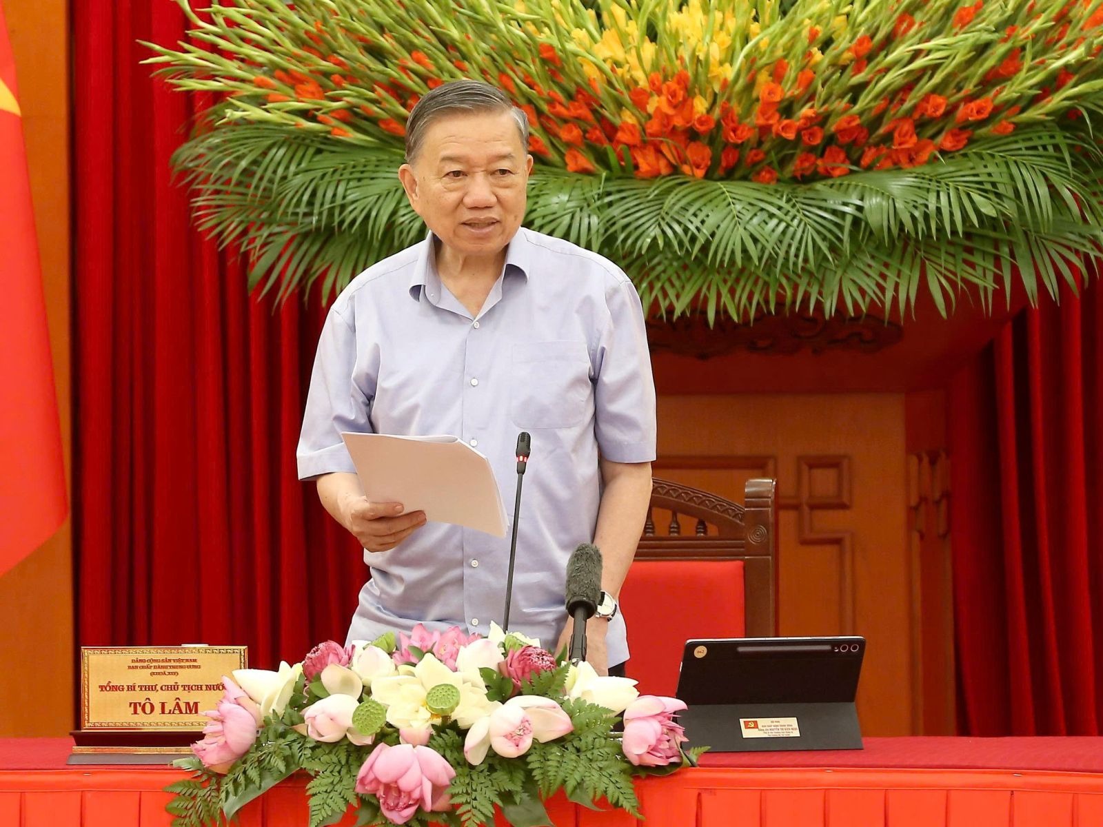 T&ocirc;̉ng Bí thư, Chủ tịch nước T&ocirc; L&acirc;m nh&acirc;́n mạnh, ngành Giáo dục chuyển mạnh từ tư duy &ldquo;quản l&yacute; gi&aacute;o dục&rdquo; sang &ldquo;quản trị ph&aacute;t triển gi&aacute;o dục&rdquo;