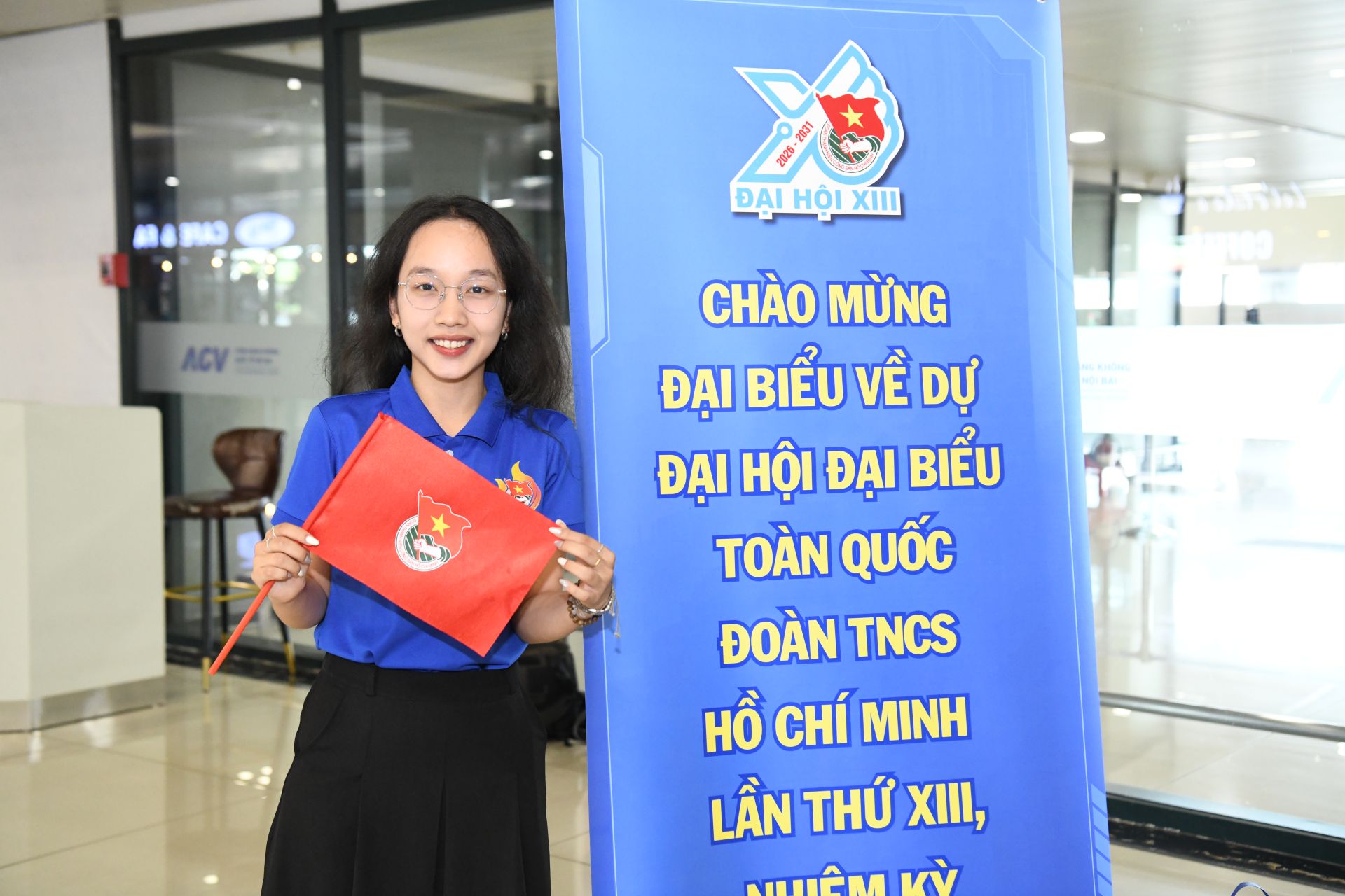 Chị Trần Thị &Yacute; Nhi, đại biểu trẻ tham dự Đại hội b&agrave;y tỏ: 