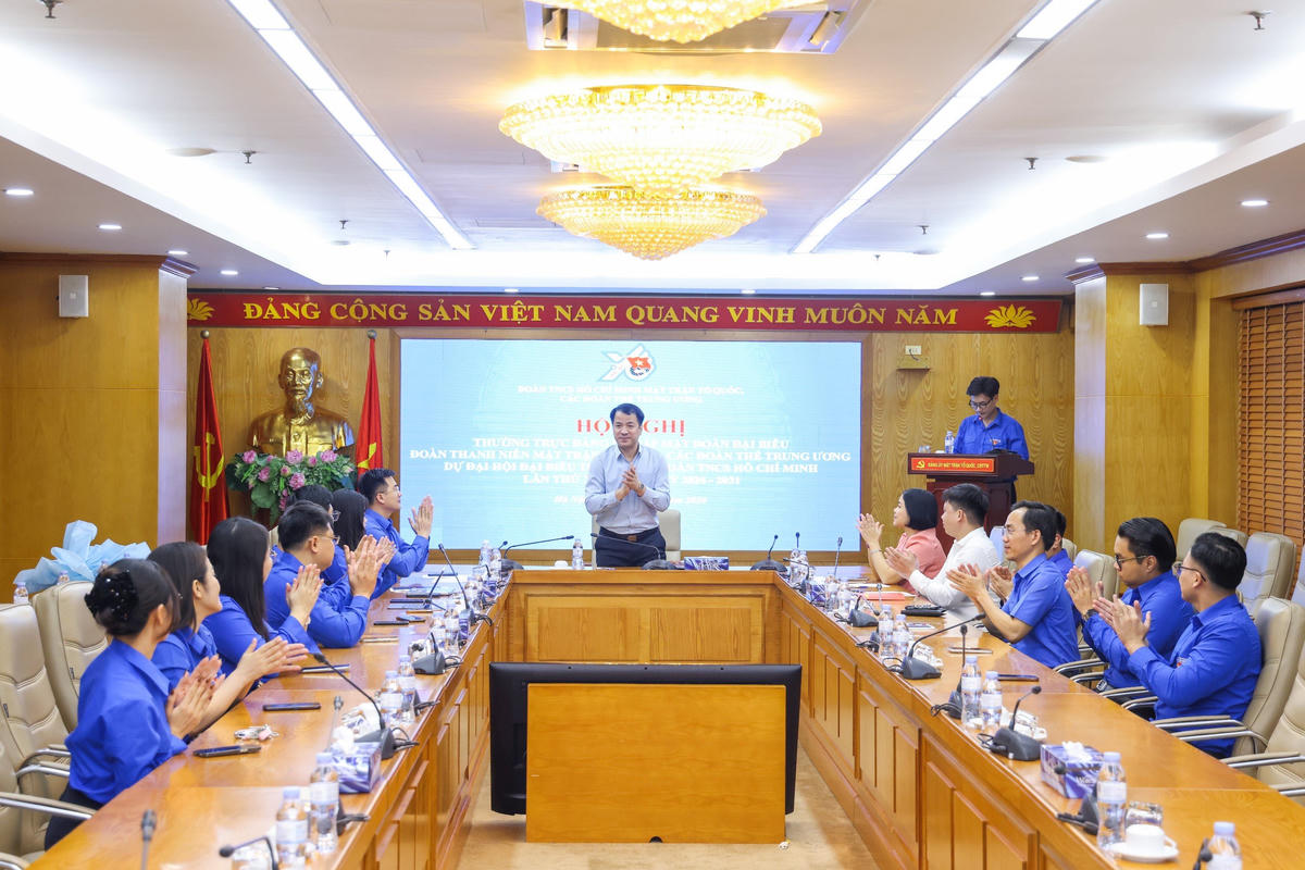 Hội nghị gặp mặt Đo&agrave;n đại biểu Đo&agrave;n Thanh ni&ecirc;n MTTQ Việt Nam, c&aacute;c đo&agrave;n thể Trung ương tham dự Đại hội đại biểu to&agrave;n quốc Đo&agrave;n TNCS Hồ Ch&iacute; Minh lần thứ XIII, nhiệm kỳ 2026 - 2031