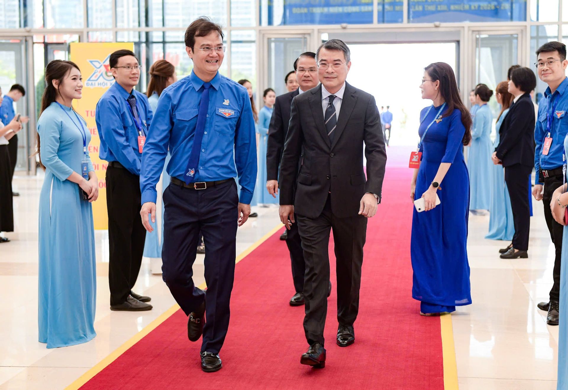 Thủ tướng Ch&iacute;nh phủ L&ecirc; Minh Hưng dự Đại hội.