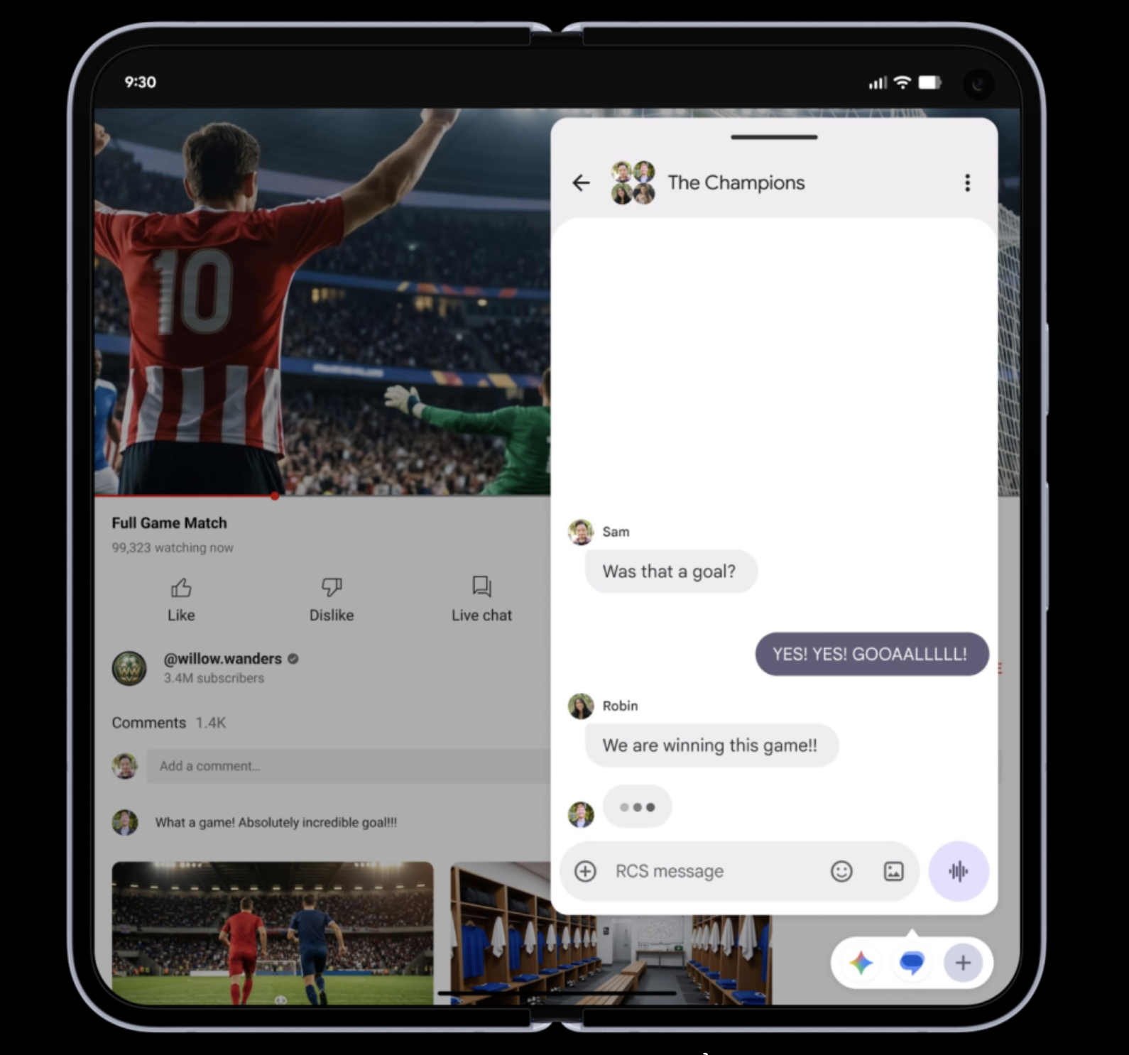 Giao diện Bubble mới tr&ecirc;n Android 17.
