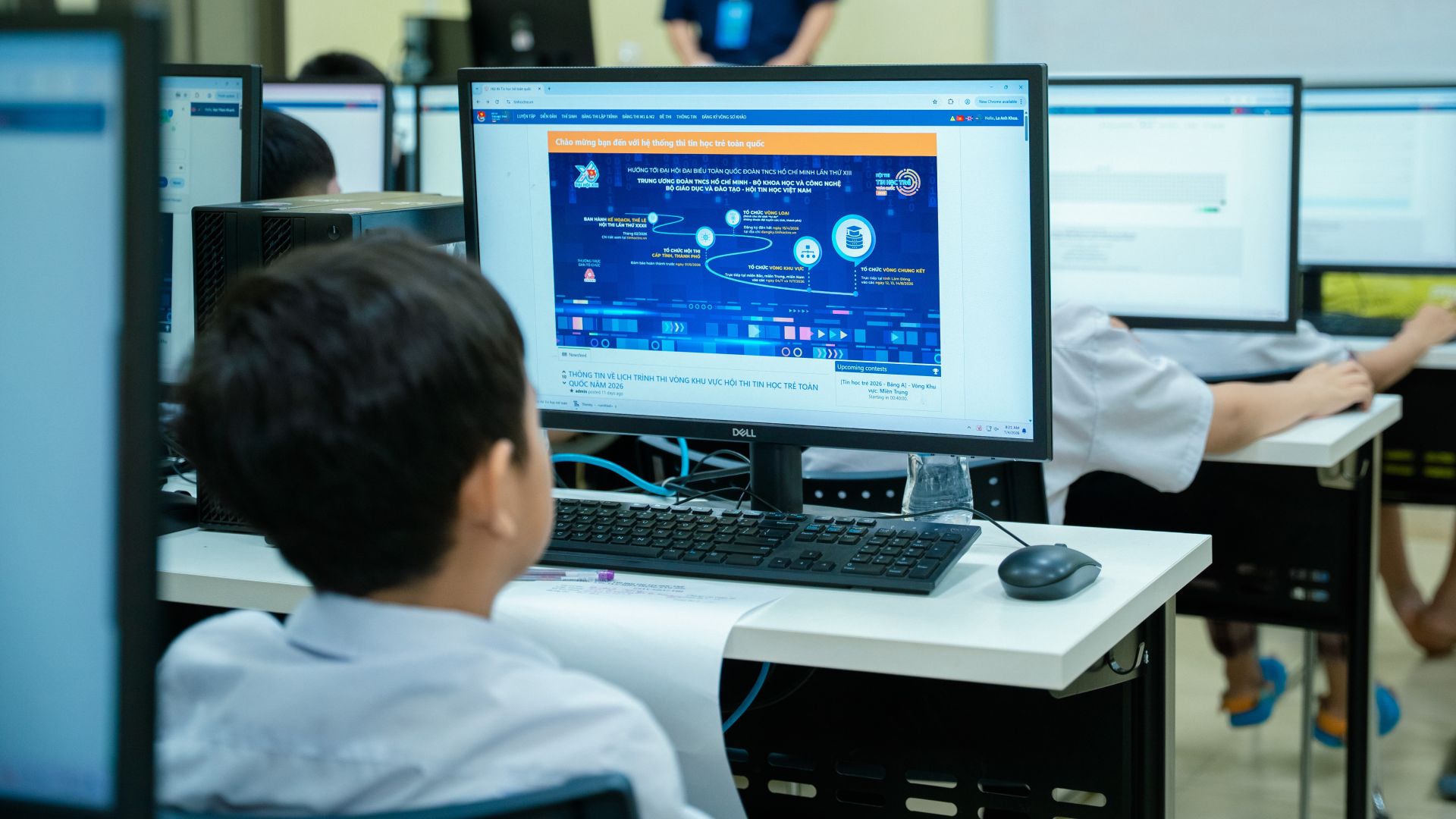 Gần 3.000 thí sinh tranh tài tại vòng khu vực Hội thi Tin học trẻ toàn quốc