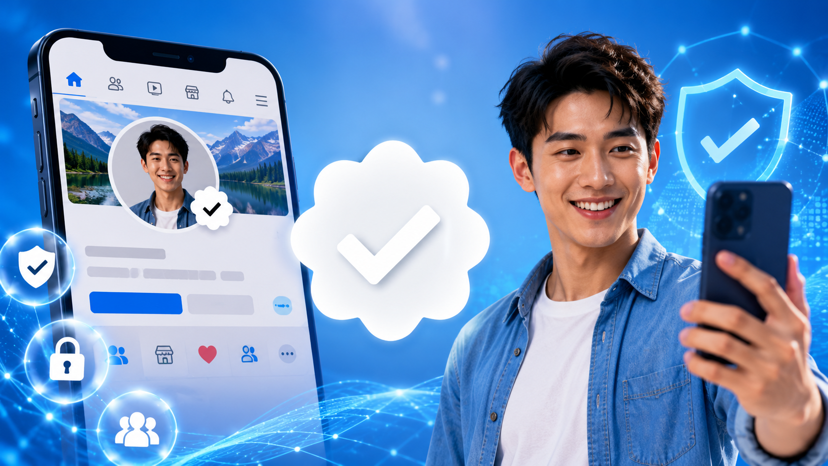 Cách nhận huy hiệu xác minh Facebook miễn phí bằng video selfie