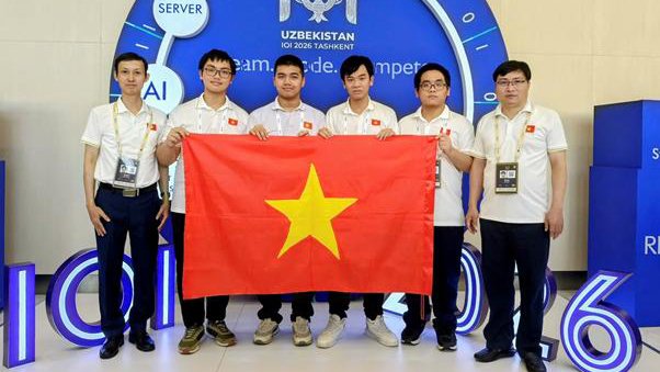 Việt Nam vào nhóm 8 quốc gia dẫn đầu Olympic Tin học quốc tế 2026
