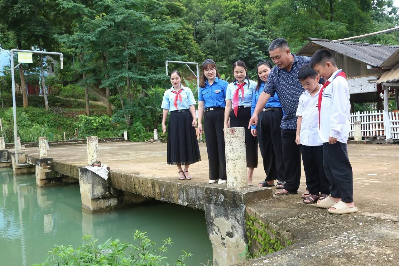 Khu vực hồ Nong Hoi, nơi hai đội vi&ecirc;n nhanh tr&iacute; hỗ trợ cứu em nhỏ khỏi đuối nước. 