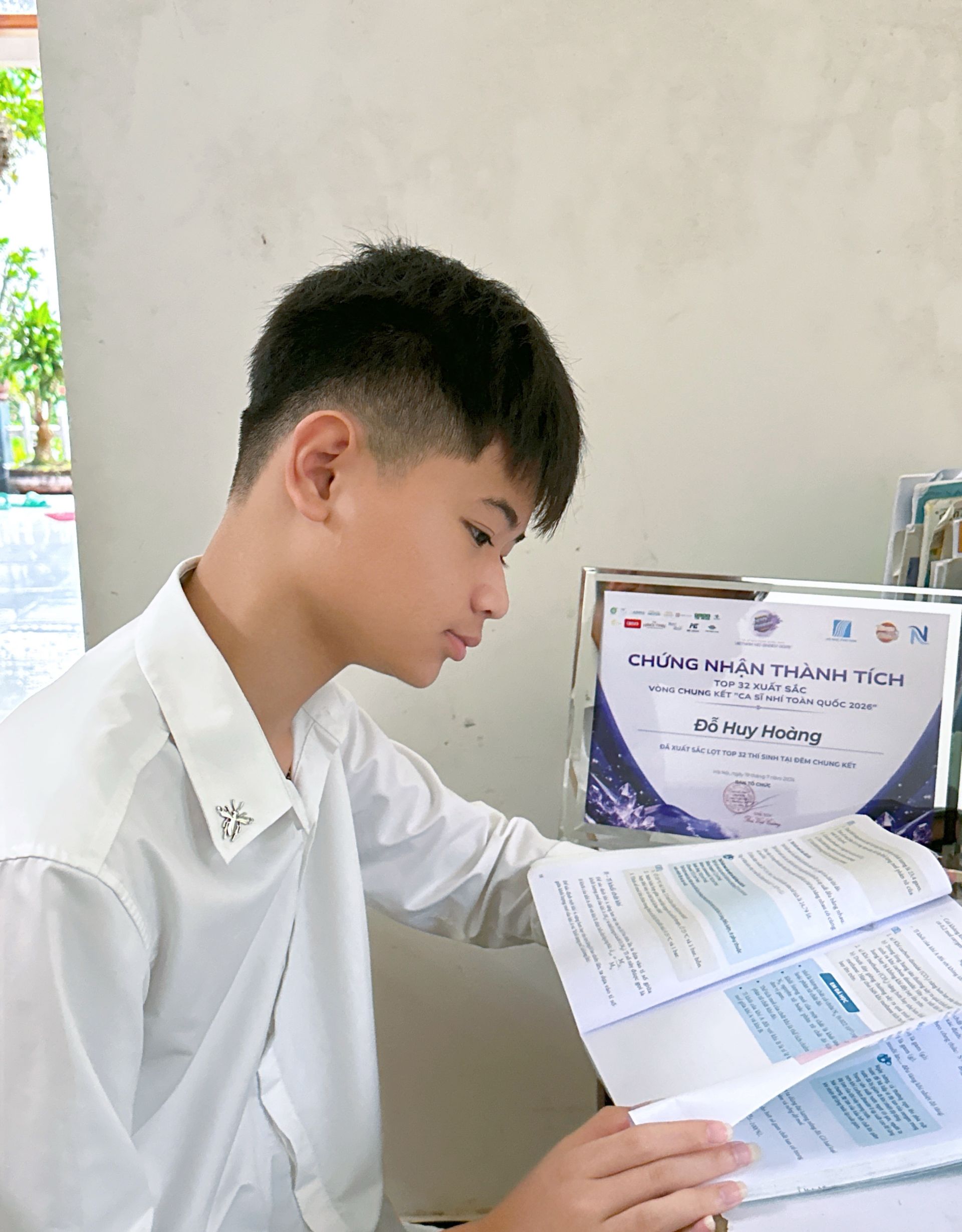 Huy Ho&agrave;ng đề cao vai tr&ograve; của nh&agrave; trường trong việc nu&ocirc;i dưỡng văn h&oacute;a đọc.