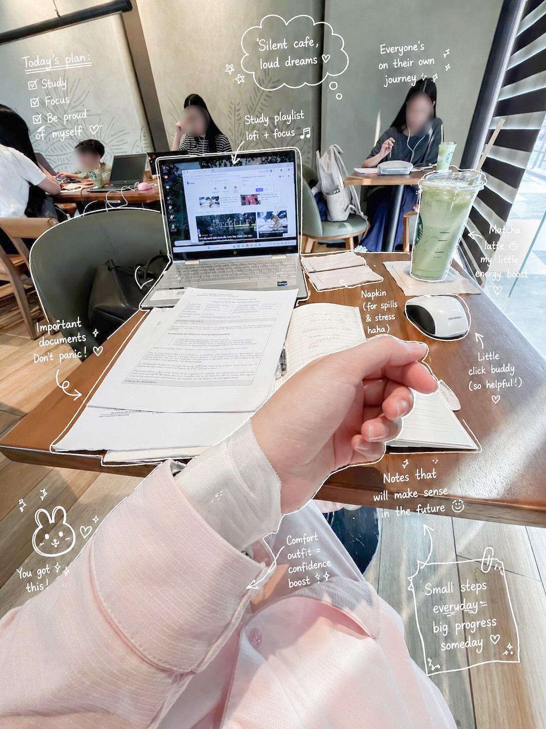 Một khoảnh khắc học b&agrave;i được AI biến th&agrave;nh trang nhật k&yacute; h&igrave;nh ảnh ngộ nghĩnh. 
