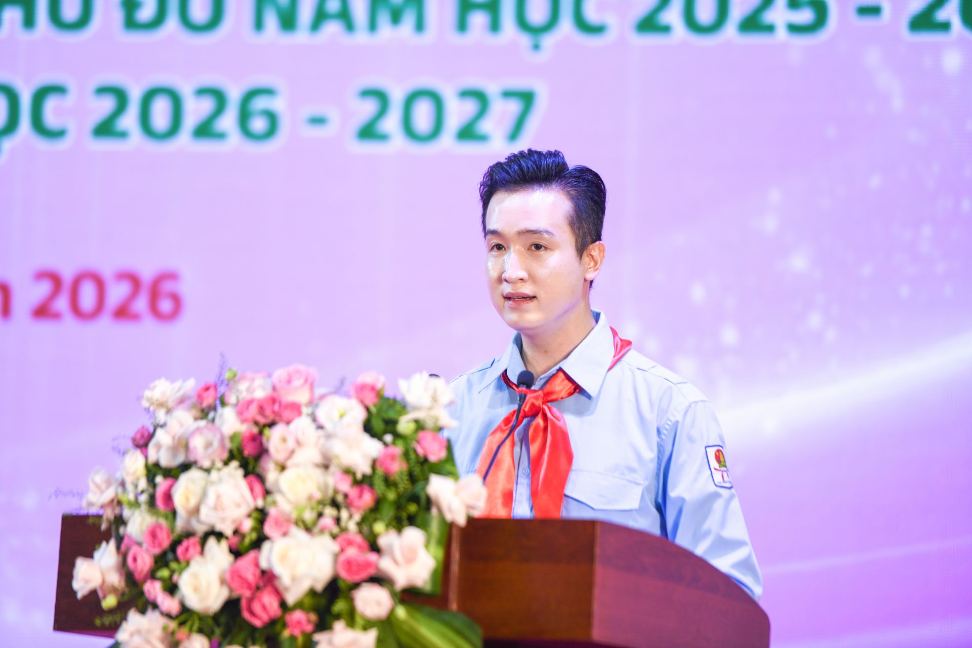 Anh Đ&agrave;o Đức Việt ph&aacute;t biểu tại hội nghị.
