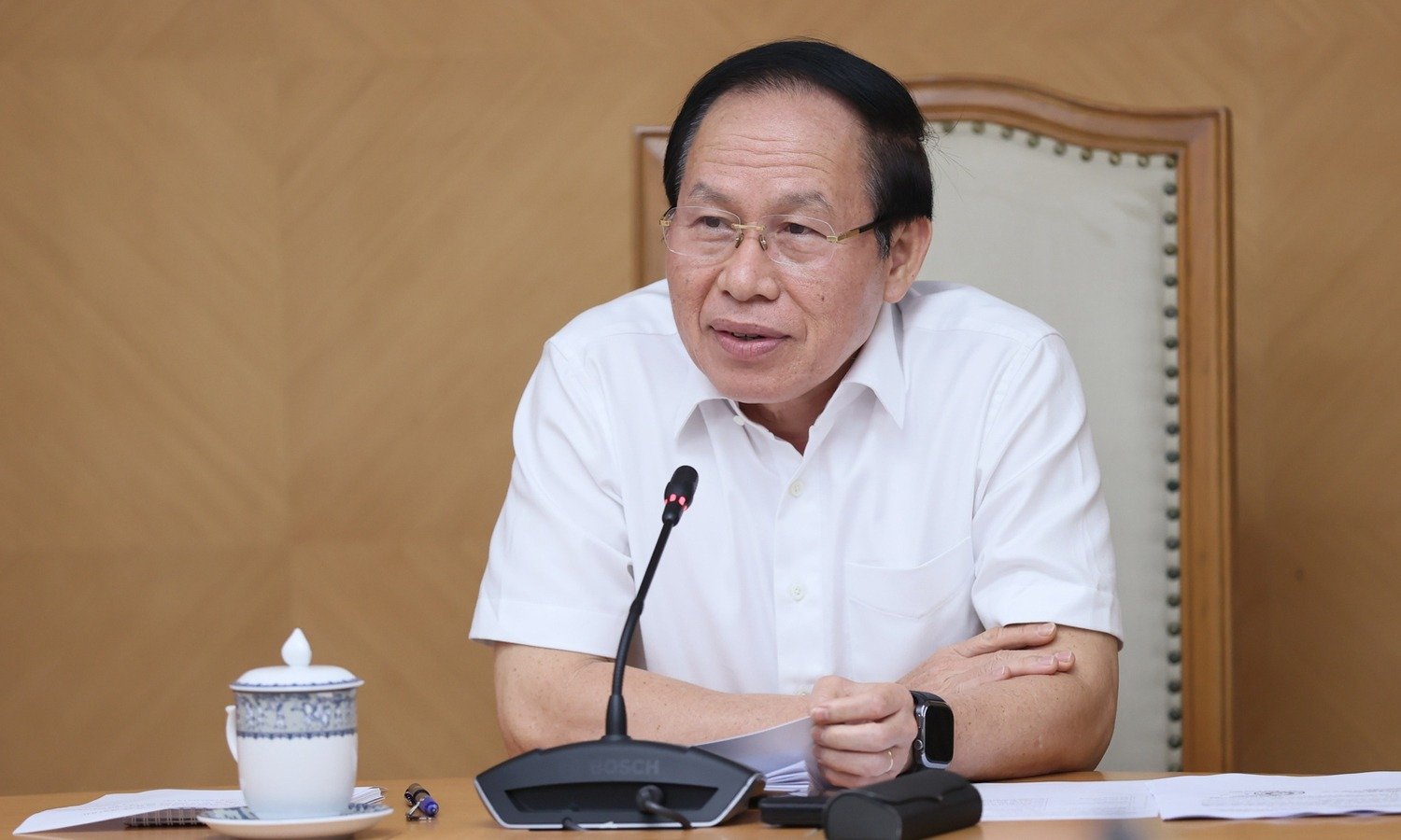 Ph&oacute; Thủ tướng kết luận cuộc họp.