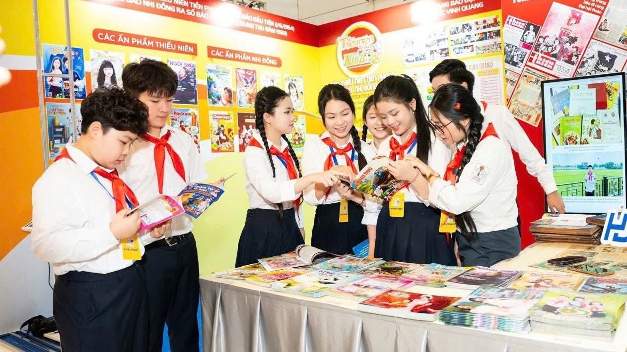 Tiếp tục nâng cao văn hóa đọc và lan tỏa phong trào "Đọc và làm theo báo Đội"