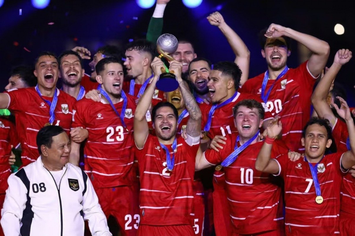 Tuyển Indonesia thắng nghẹt thở Th&aacute;i Lan, v&ocirc; địch FIFA ASEAN Cup 2026 bằng thi đấu lu&acirc;n lưu.