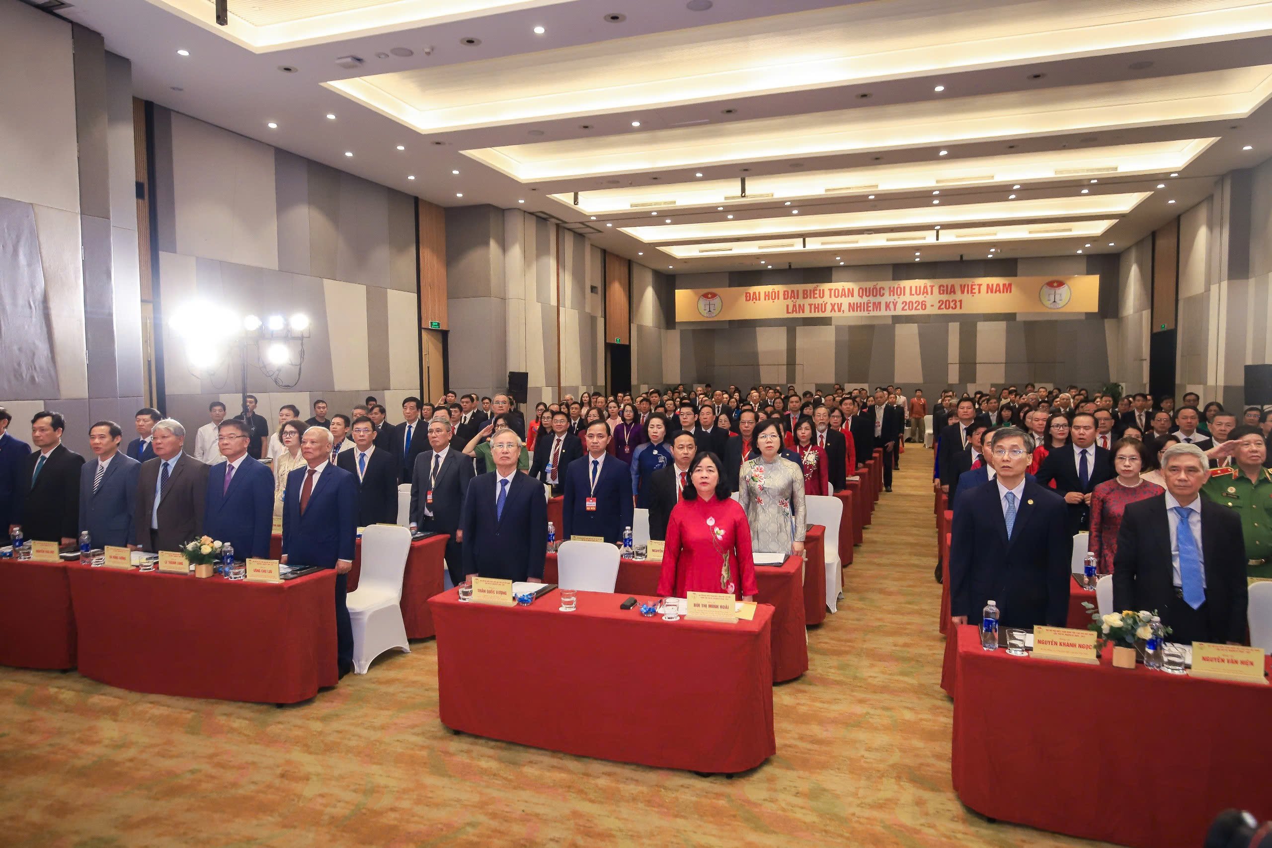 To&agrave;n cảnh Đại hội đại biểu to&agrave;n quốc Hội Luật gia Việt Nam lần thứ XV, nhiệm kỳ 2026 &ndash; 2031.