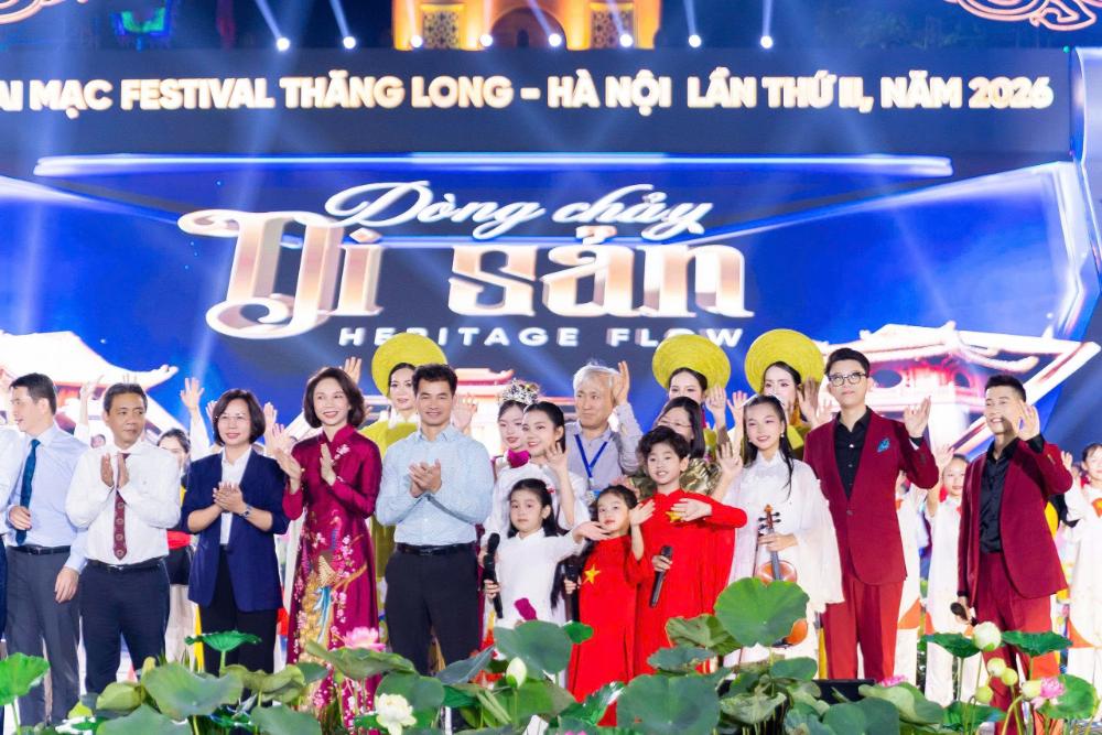 B&ugrave;i Kh&acirc;u Minh Triết tham gia biểu diễn tại lễ bế mạc Festival Thăng Long &ndash; H&agrave; Nội lần thứ II năm 2026.