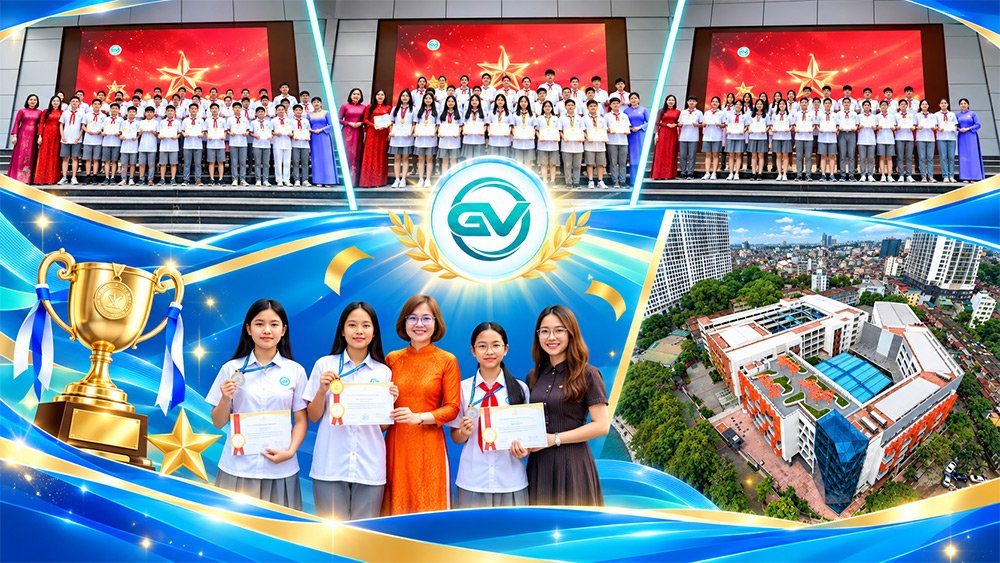 Học sinh THCS Chất lượng cao Giảng Võ 2 giành 101 huy chương tại ASMOPSS 2026